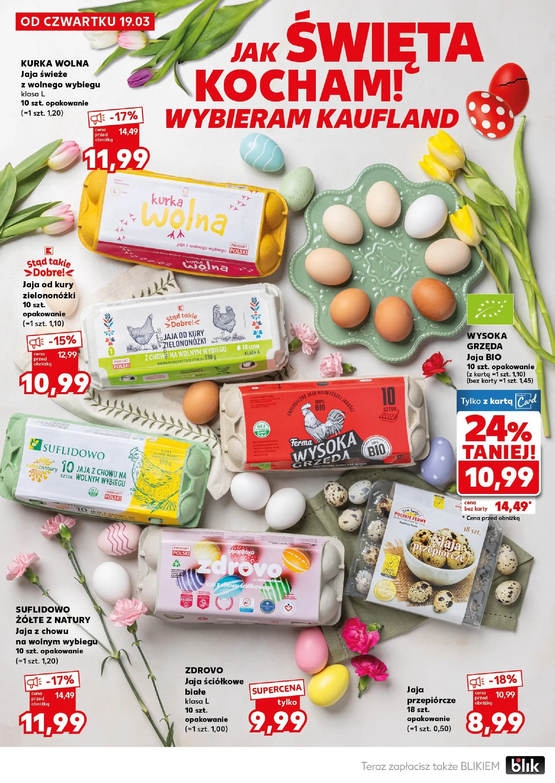 Kaufland gazetka - Super Sobota od 21.03.2026 - od jutra PDF | Strona: 6 | Produkty: Karta, Jaja