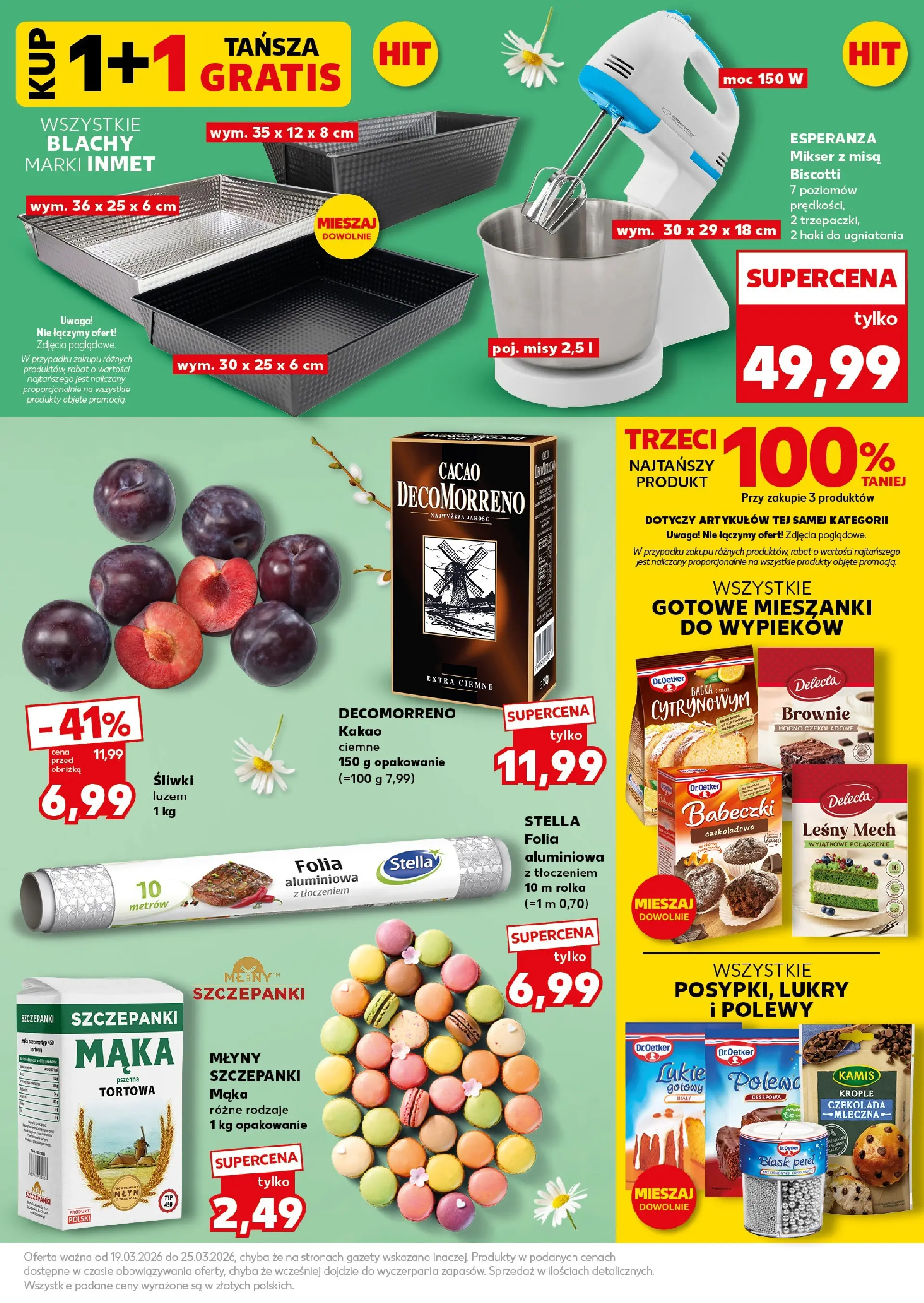 Kaufland gazetka - Super Sobota od 21.03.2026 - od jutra PDF | Strona: 9 | Produkty: Kakao, Czekolada mleczna, Mikser, Brownie