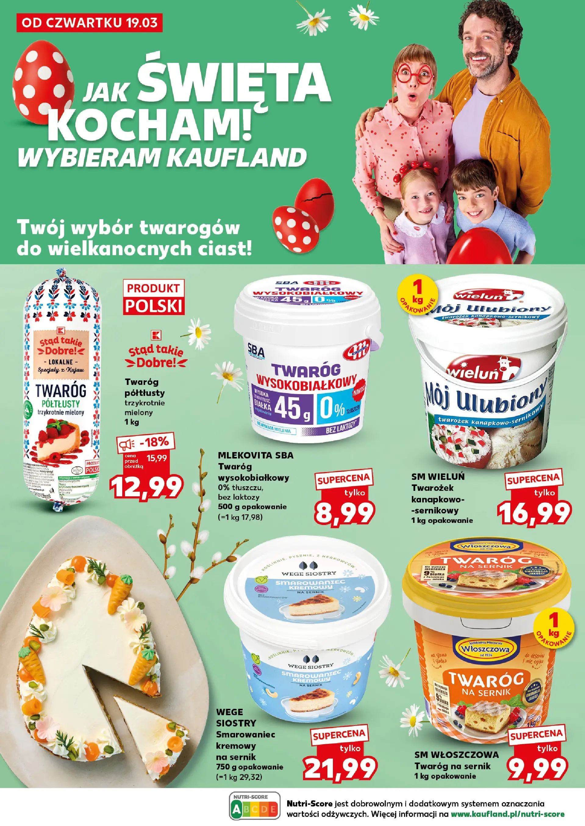 Kaufland gazetka - Super Sobota od 21.03.2026 - od jutra PDF | Strona: 22 | Produkty: Bez laktozy, Twaróg na sernik, Twarożek, Twaróg