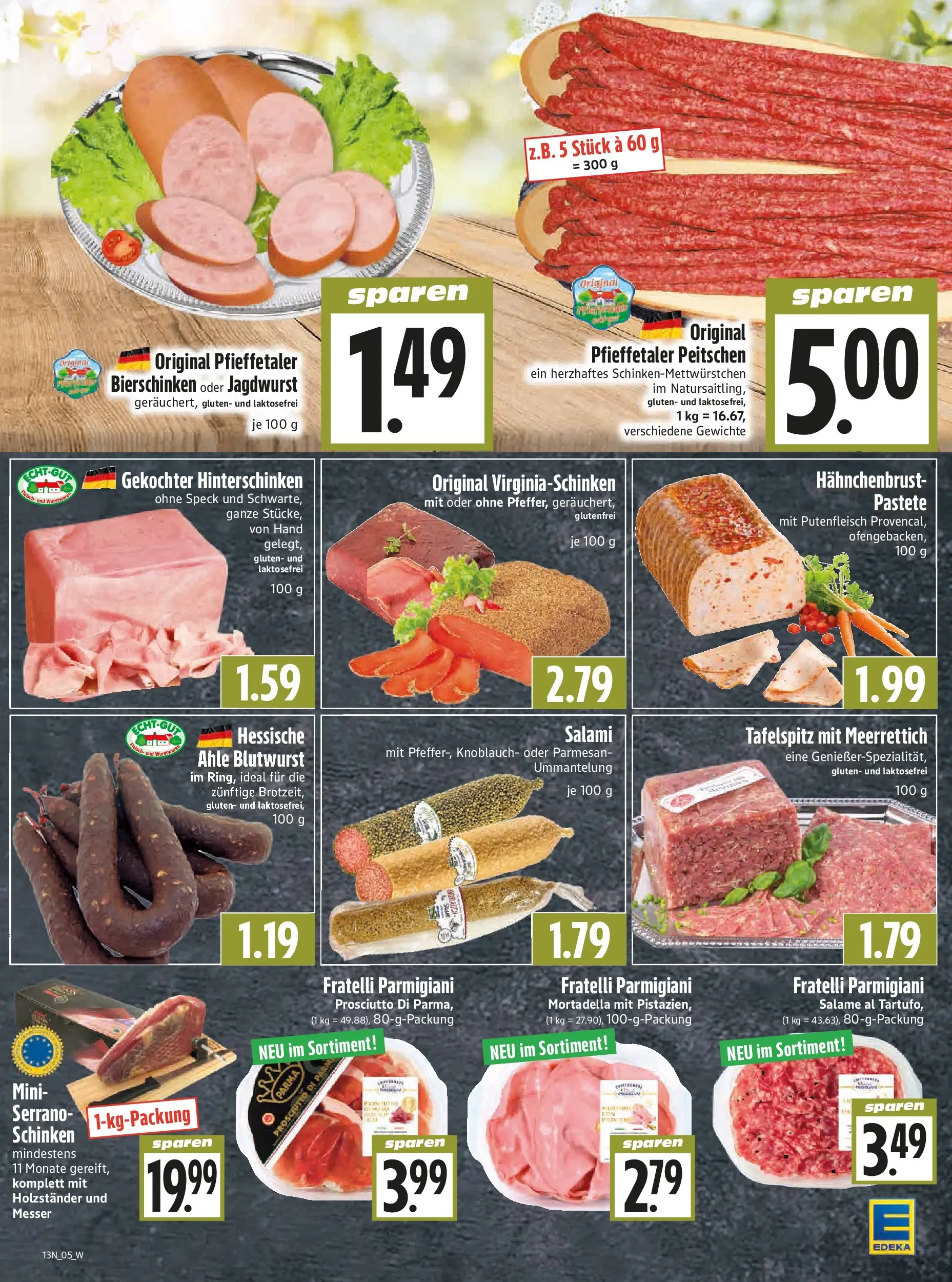 Angebote - Edeka Hahner: Wochenangebote (ab 22.03.2026) zum Blättern | Seite: 7 | Produkte: Tafelspitz, Knoblauch, Schinken, Fleisch