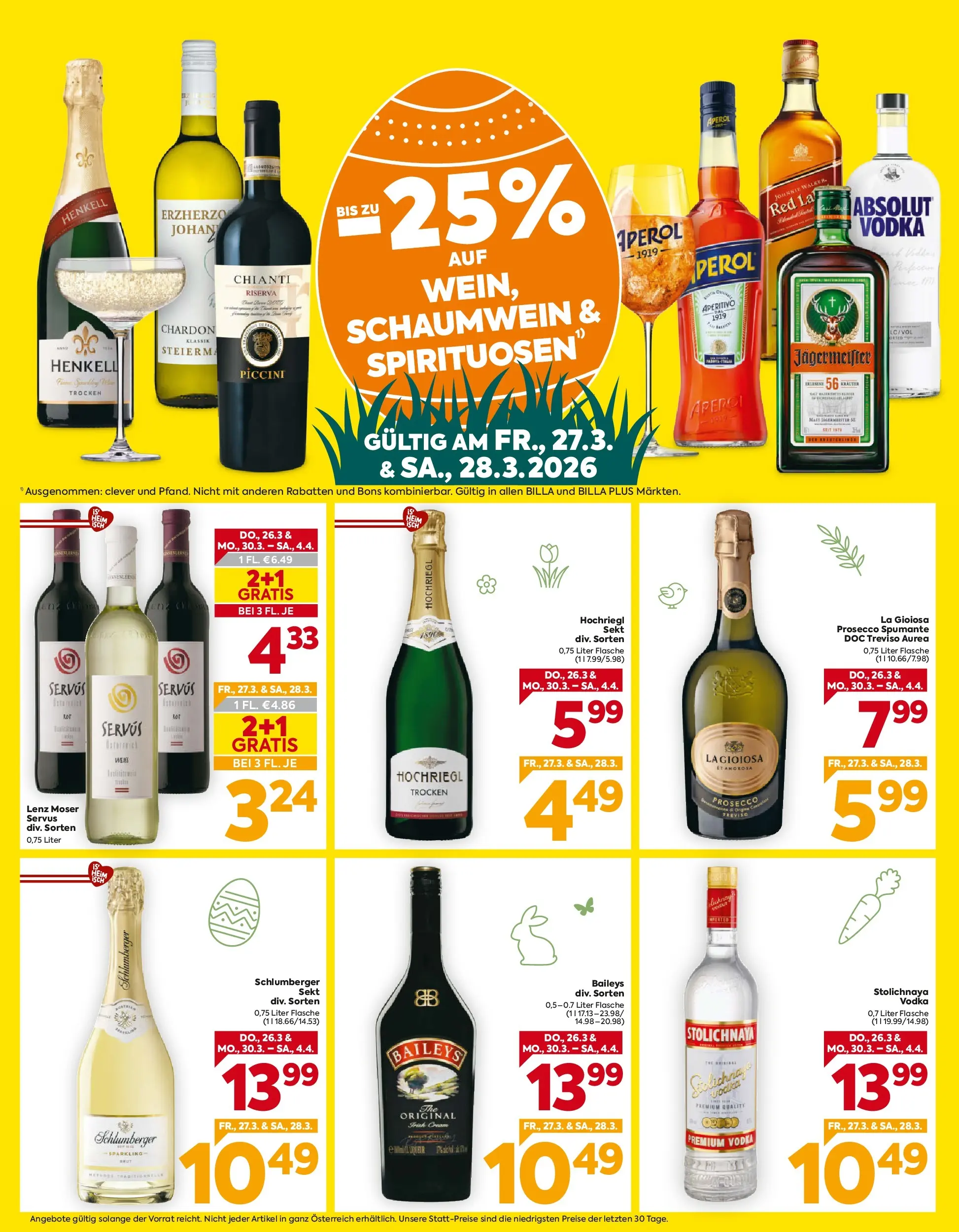 Billa - BILLA: Flugblatt gültig bei BILLA & BILLA PLUS ab 25.03.2026 - Angebote, Prospekt | Seite: 2