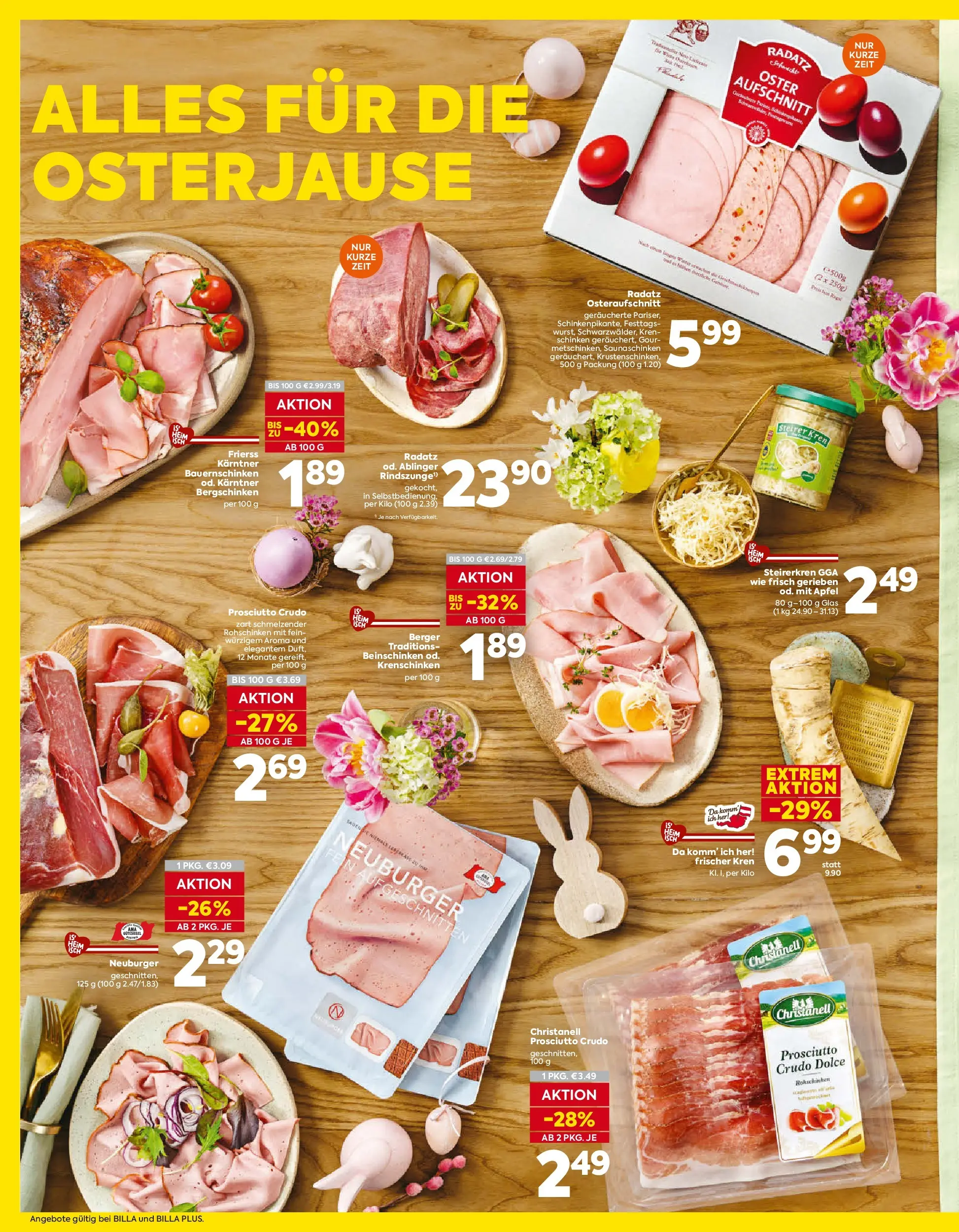 Billa - BILLA: Flugblatt gültig bei BILLA & BILLA PLUS ab 25.03.2026 - Angebote, Prospekt | Seite: 10 | Produkte: Schinken, Äpfel