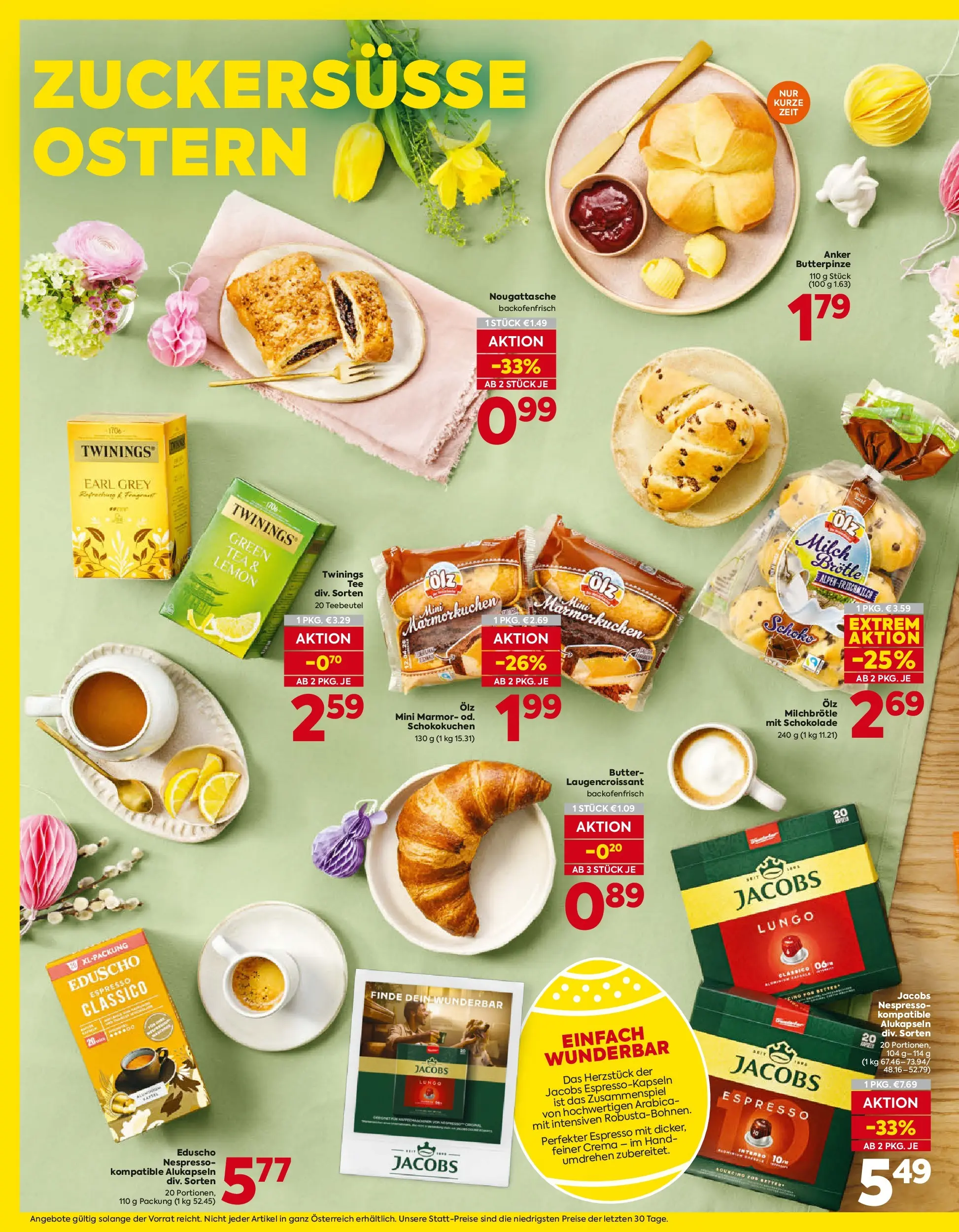 Billa - BILLA: Flugblatt gültig bei BILLA & BILLA PLUS ab 25.03.2026 - Angebote, Prospekt | Seite: 14 | Produkte: Milch, Butter, Schokolade