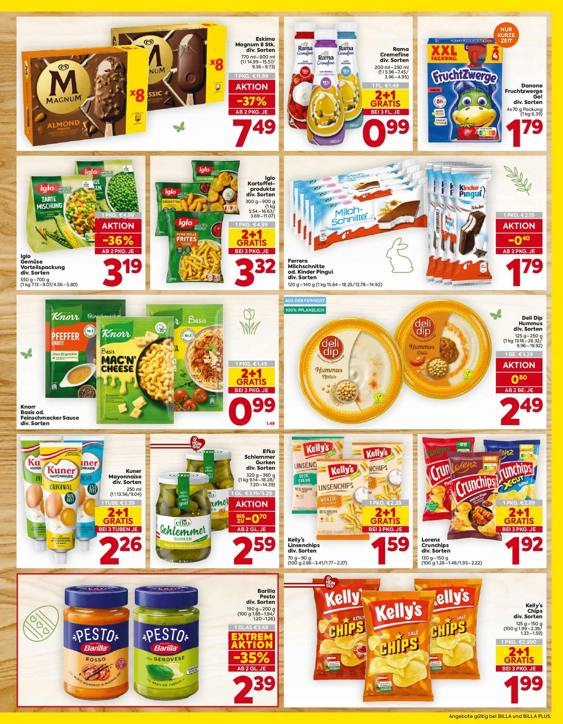 Billa - BILLA: Flugblatt gültig bei BILLA & BILLA PLUS ab 25.03.2026 - Angebote, Prospekt | Seite: 17 | Produkte: Chips, Gemüse, Pfeffer, Milch