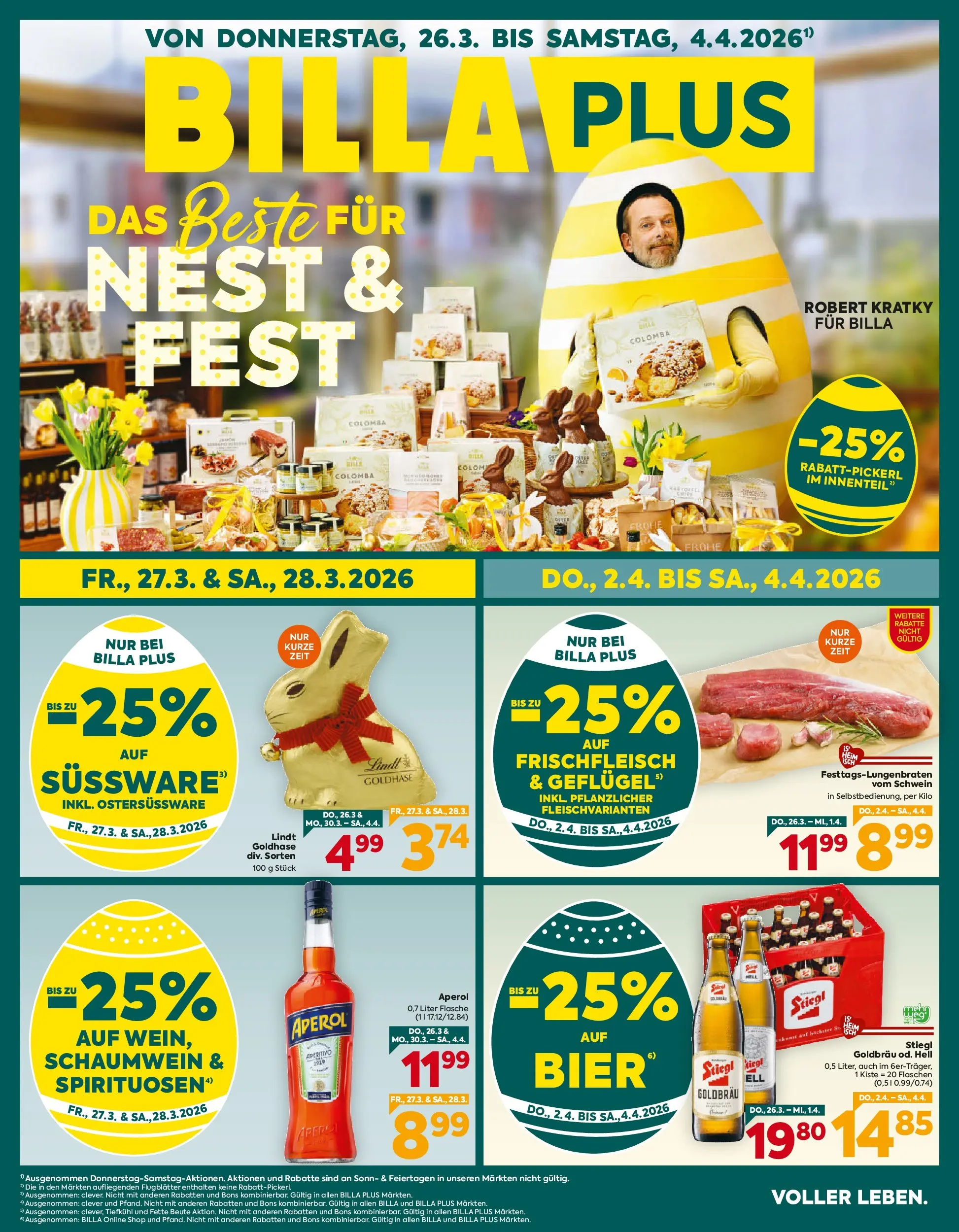 Billa Plus Flugblatt - Salzburg von 26.03.2026 - Aktuelle Angebote | Seite: 1 | Produkte: Bier