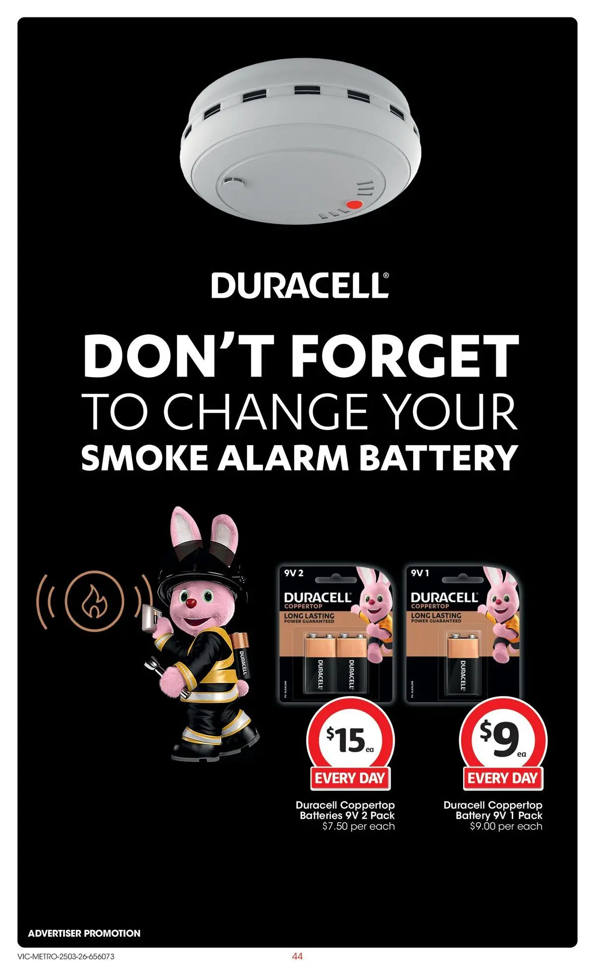 ﻿Coles catalogue valid from 24/03/2026 > Online Australia | Page: 44 | Products: Battery, Batteries