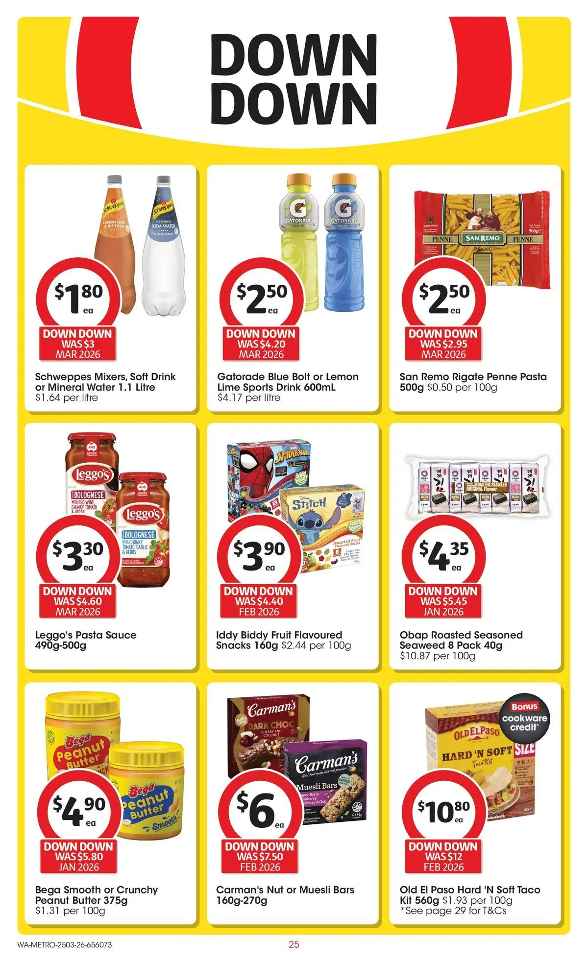 ﻿Coles catalogue valid from 25/03/2026 > Online Australia | Page: 25 | Products: Butter, Cookware, Pasta, Lime