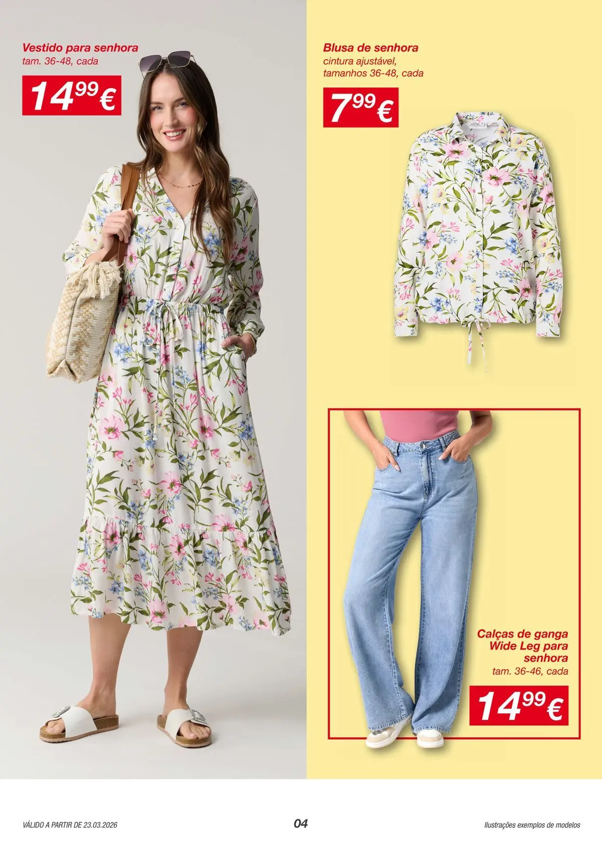 KIK - Muiiiito mais leveza com roupas de linho » de 23/03/2026 - 29/03/2026 | Página: 4 | Produtos: Vestido, Calças, Blusa