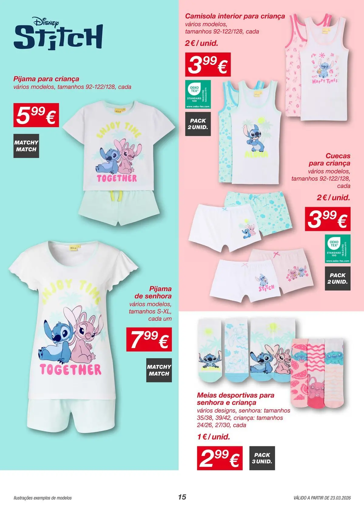 KIK - Muiiiito mais leveza com roupas de linho » de 23/03/2026 - 29/03/2026 | Página: 15 | Produtos: Camisola, Meias, Cuecas
