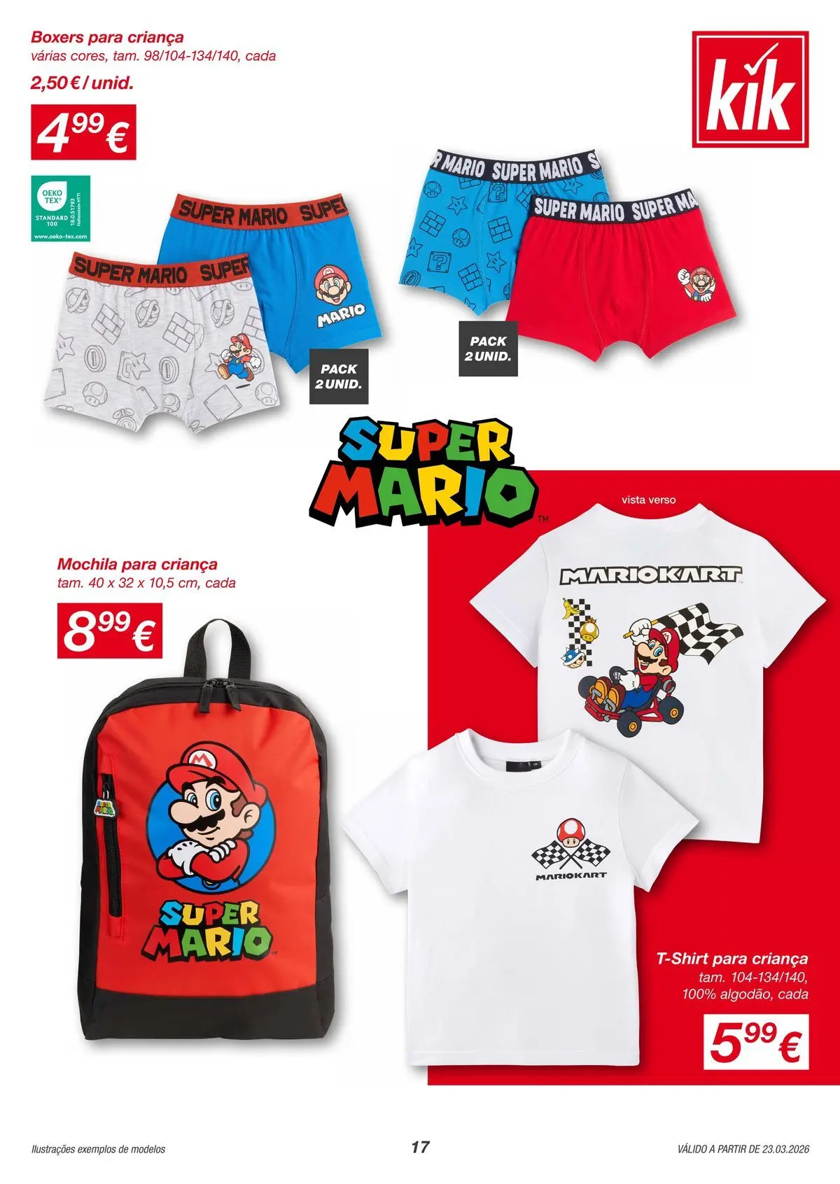 KIK - Muiiiito mais leveza com roupas de linho » de 23/03/2026 - 29/03/2026 | Página: 17 | Produtos: Mochila