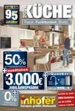 M&ouml;bel Inhofer K&Uuml;CHE 2026 - bis 21.03.2026