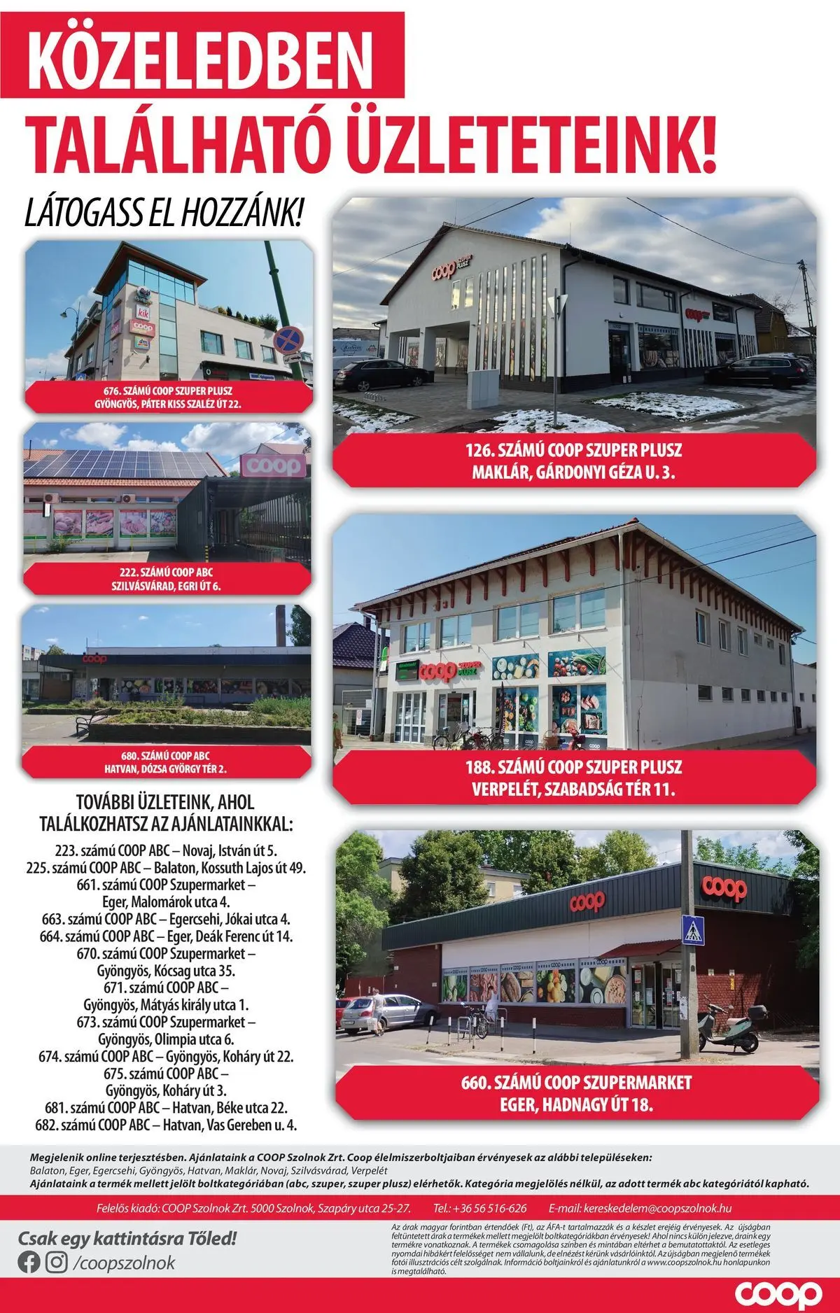 COOP Szolnok akciós újság Gyöngyös - 2026.03.26. -tól/töl > akció, lapozható szórólap 🛍️ | Oldal: 7