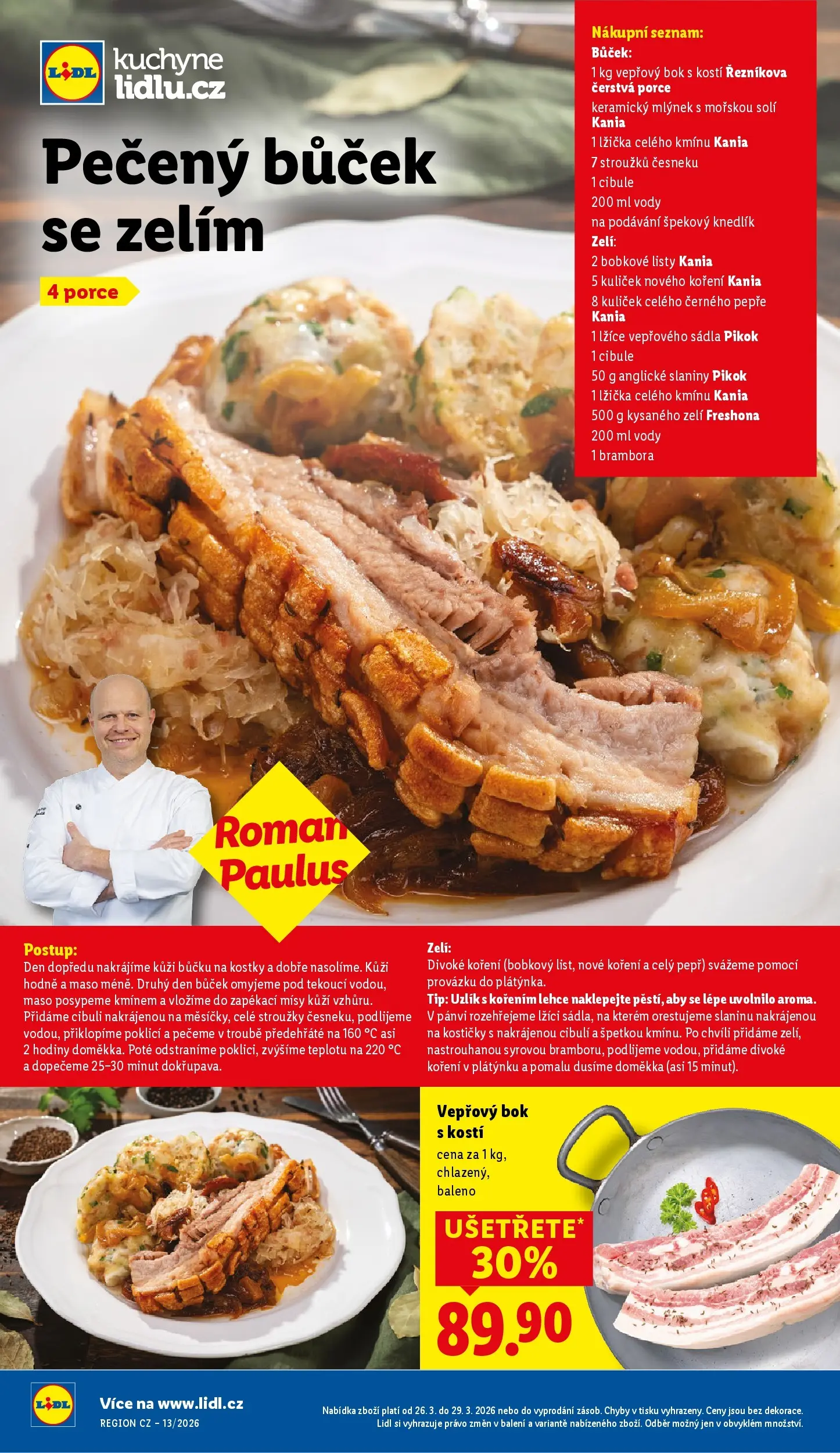 Lidl leták od 25.03.2026 - Nový akční leták | Strana: 29 | Produkty: Hodiny, Zelí, Koření, Kuchyně