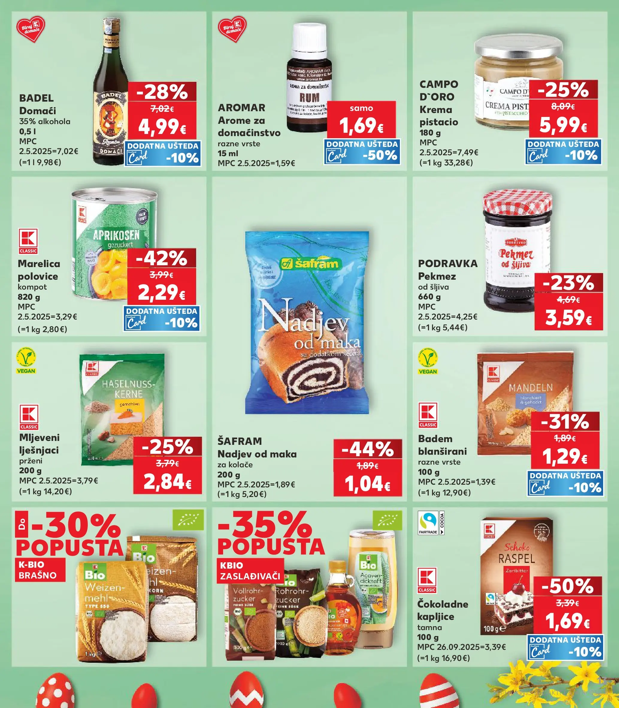 Kaufland - Kaufland katalog do 31.03.2026 novi od 24.03.2026 na listanje > letak digitalni | Stranica: 13 | Proizvodi: Pekmez, Šljiva, Brašno, Kompot