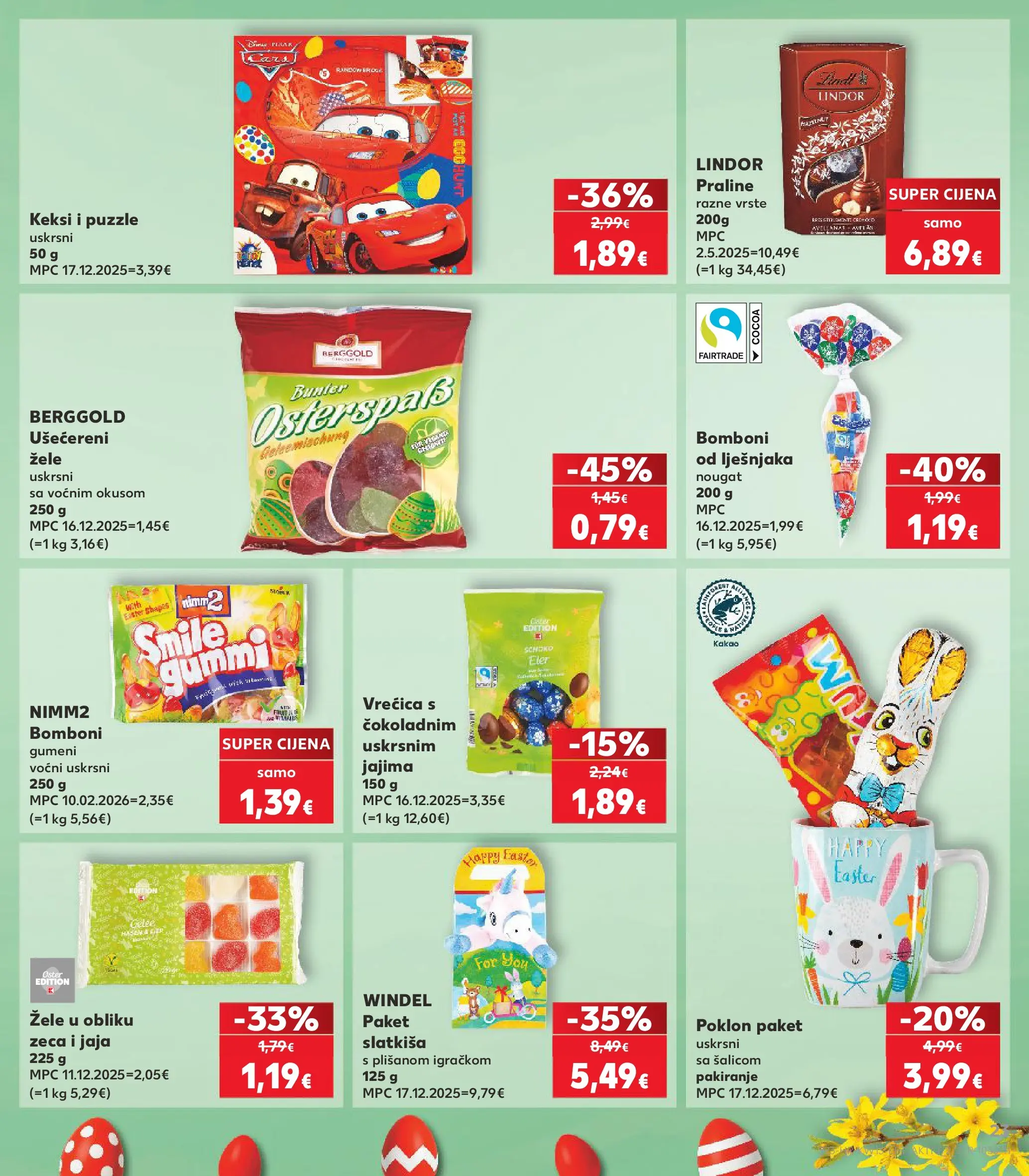 Kaufland - Kaufland katalog do 31.03.2026 novi od 24.03.2026 na listanje > letak digitalni | Stranica: 23 | Proizvodi: Praline, Keksi, Bomboni, Kakao