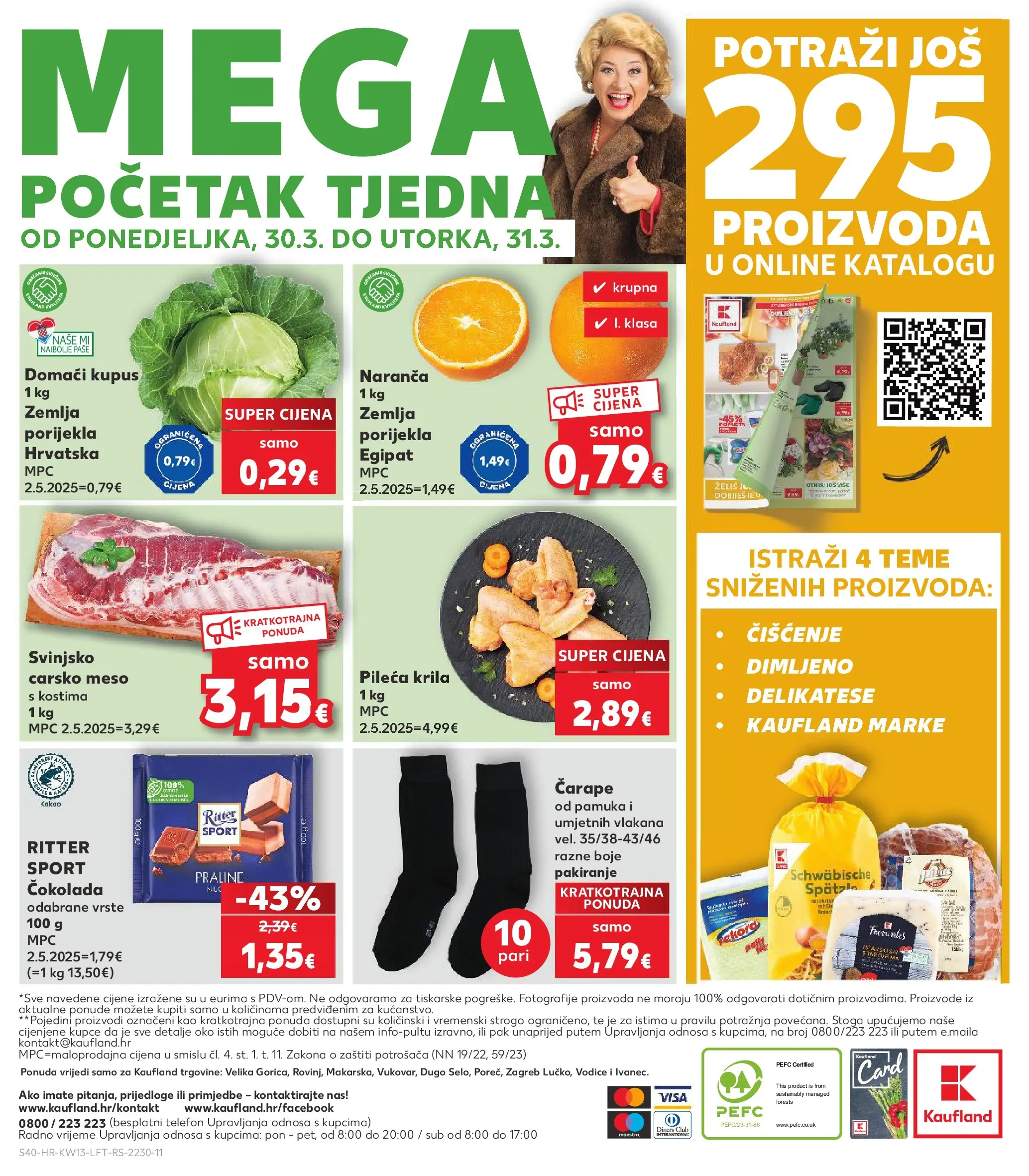 Kaufland - Kaufland katalog do 31.03.2026 novi od 24.03.2026 na listanje > letak digitalni | Stranica: 40 | Proizvodi: Meso, Kupus, Telefon, Kakao