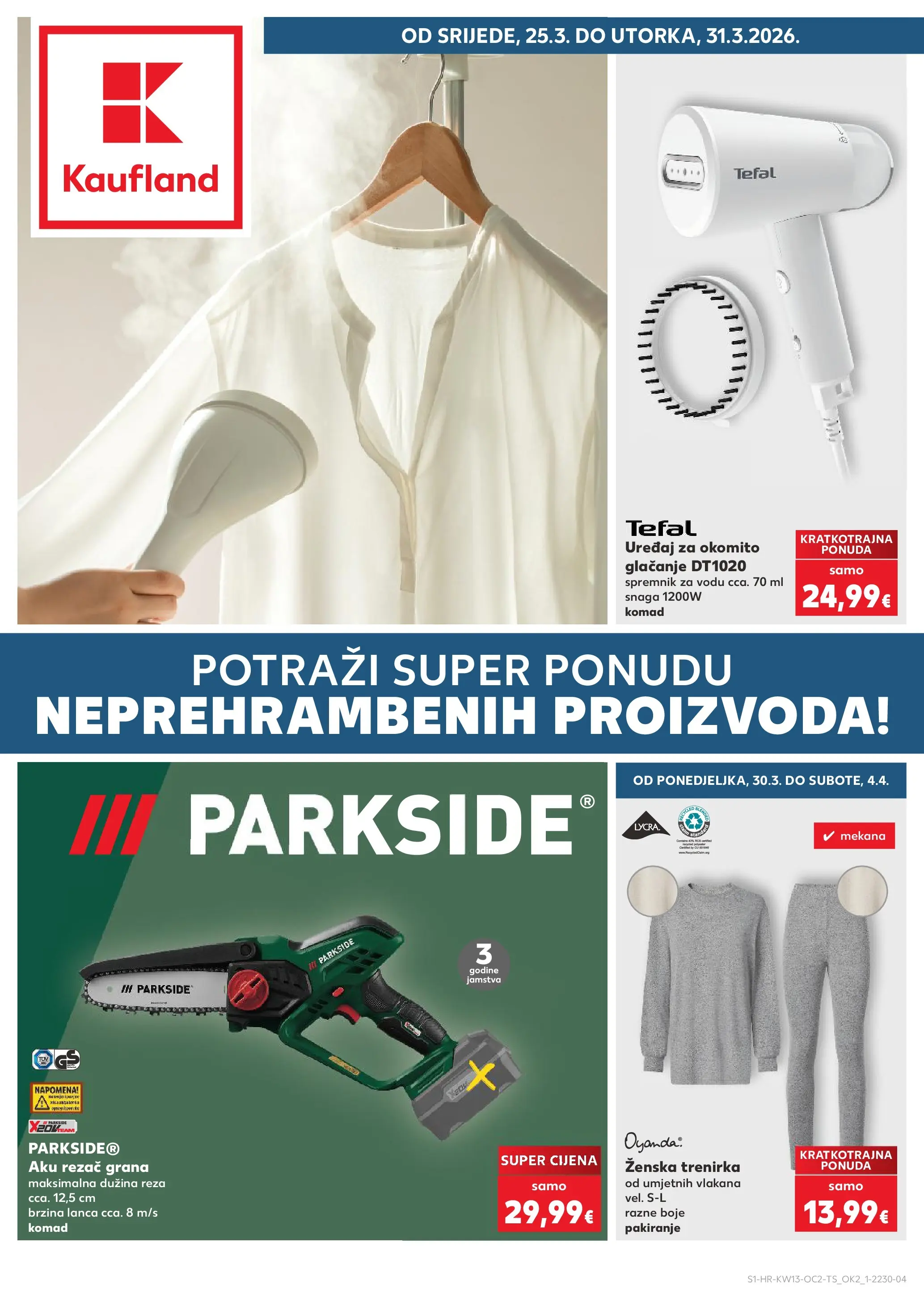 Kaufland - Kaufland katalog do 31.03.2026 novi od 24.03.2026 na listanje > letak digitalni | Stranica: 1