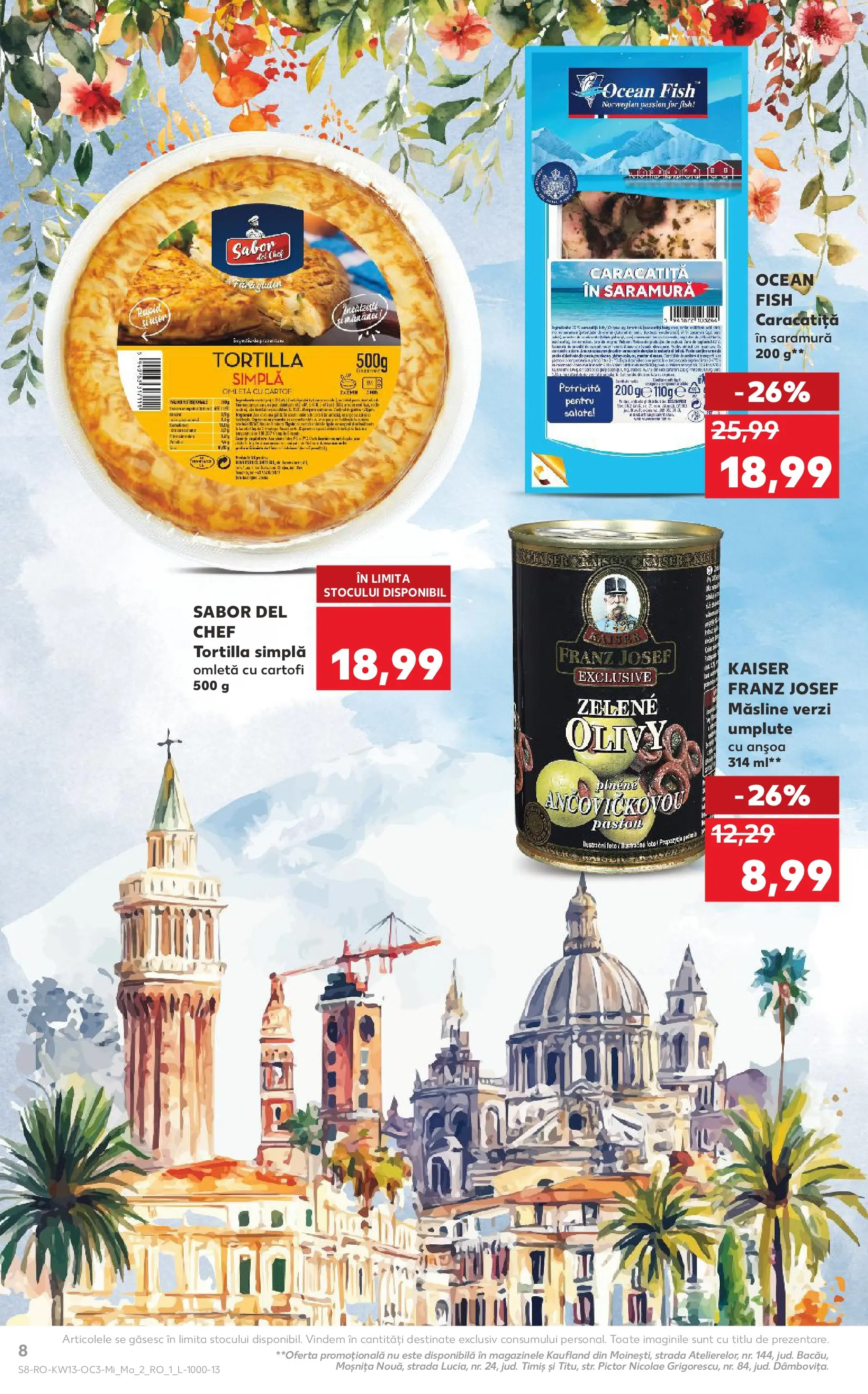 Kaufland Domnesti 24.03.2026 - Revista si Oferta | Pagină: 8 | Produse: Măsline, Cartofi