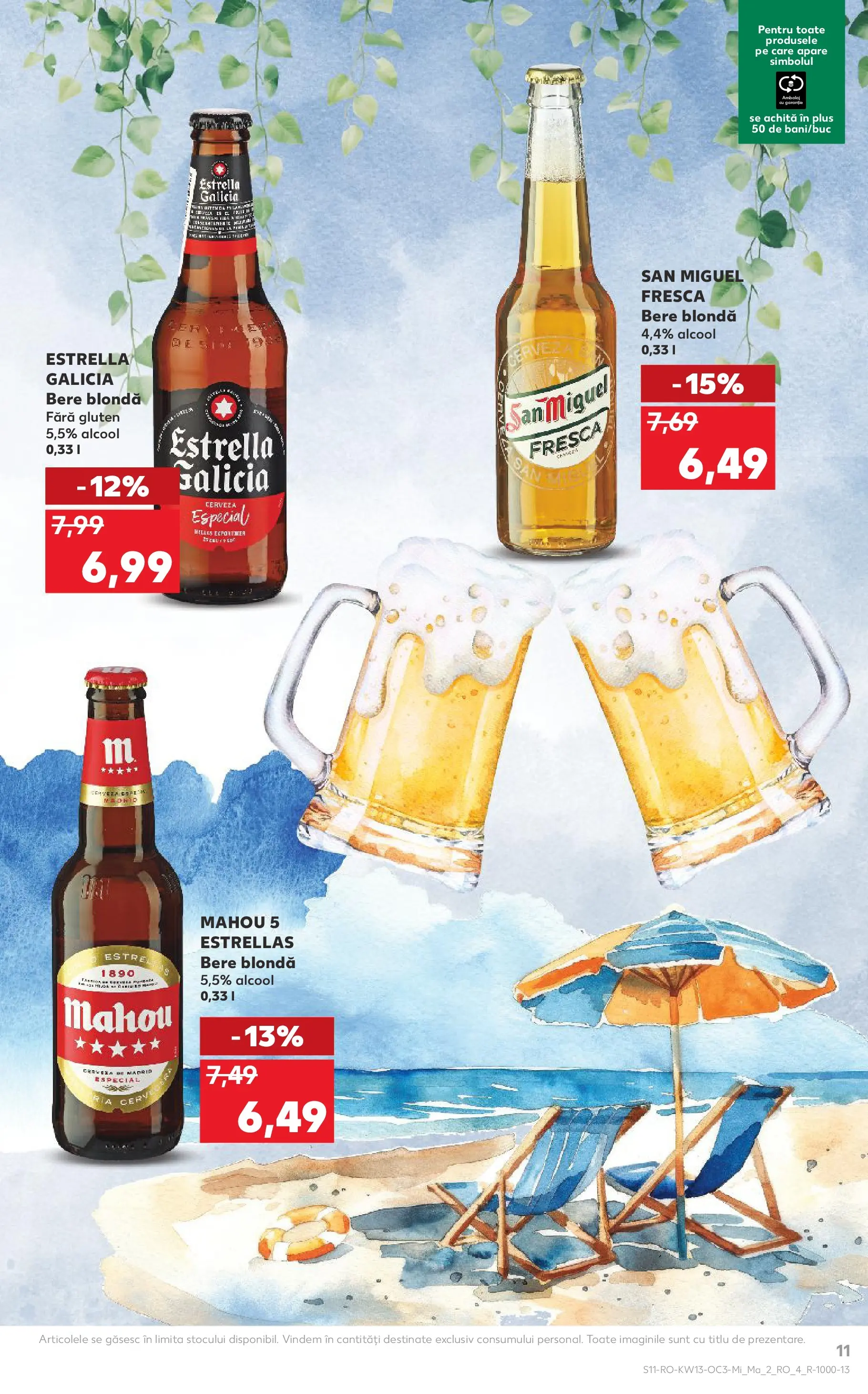 Kaufland Domnesti 24.03.2026 - Revista si Oferta | Pagină: 11 | Produse: Bere