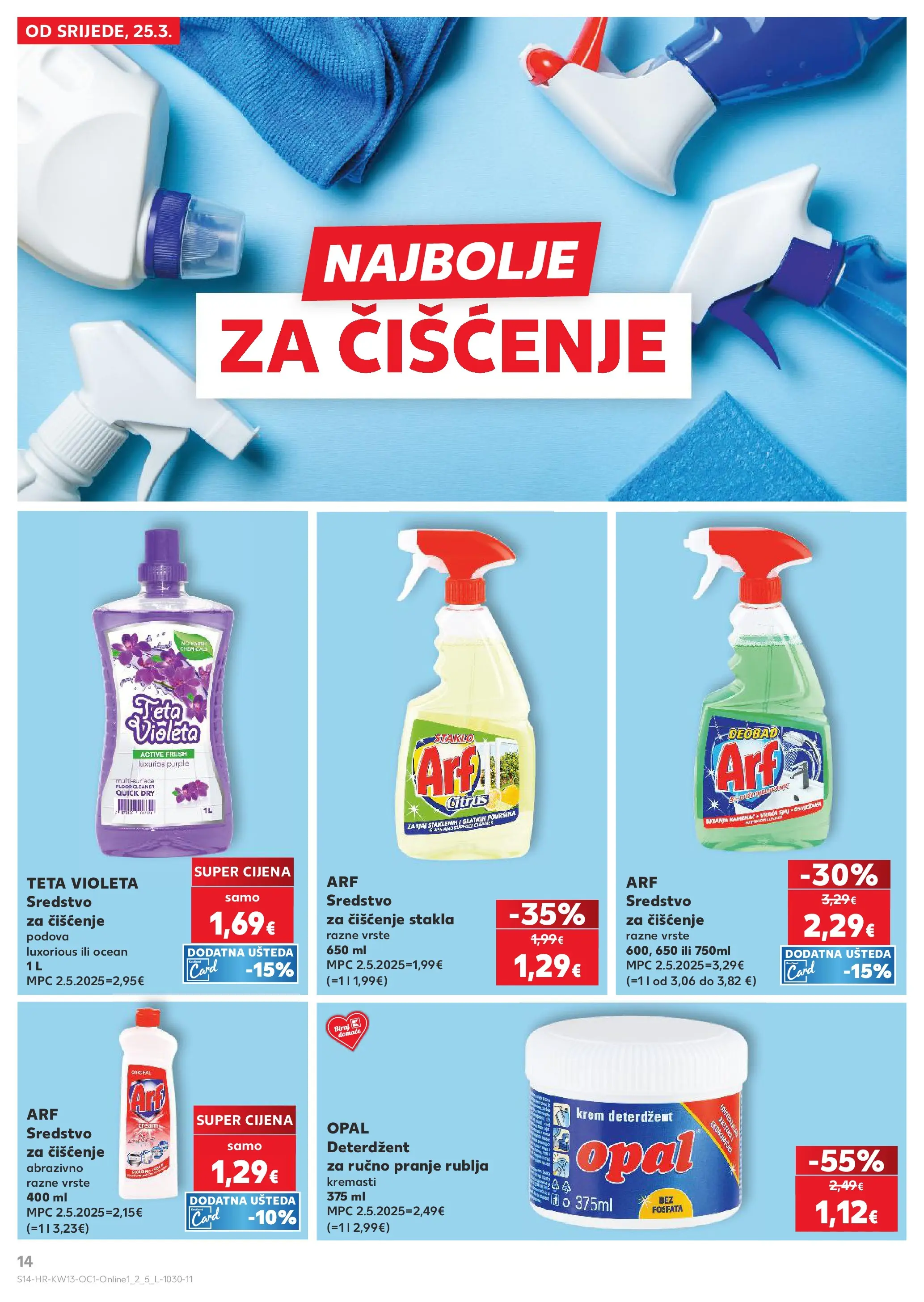 Kaufland - Kaufland katalog do 31.03.2026 novi od 24.03.2026 na listanje > letak digitalni | Stranica: 14