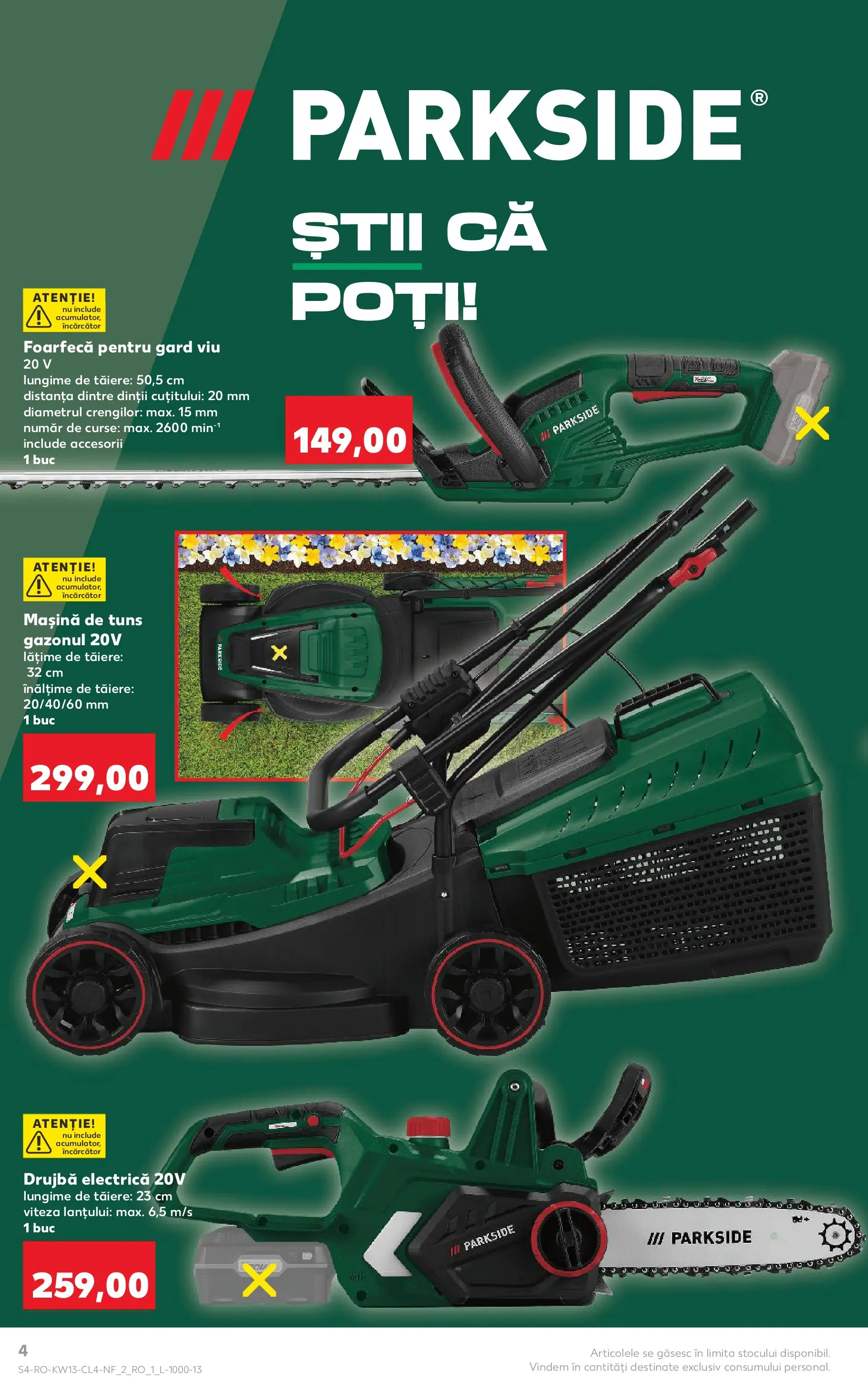 Kaufland Domnesti 24.03.2026 - Revista si Oferta | Pagină: 4 | Produse: Încărcător, Mașină de tuns