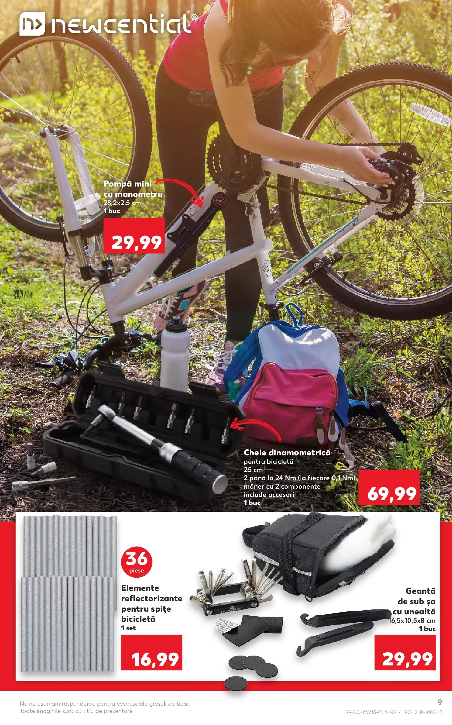 Kaufland Domnesti 24.03.2026 - Revista si Oferta | Pagină: 9 | Produse: Geantă, Manometru, Mâner, Dana kuşbaşı