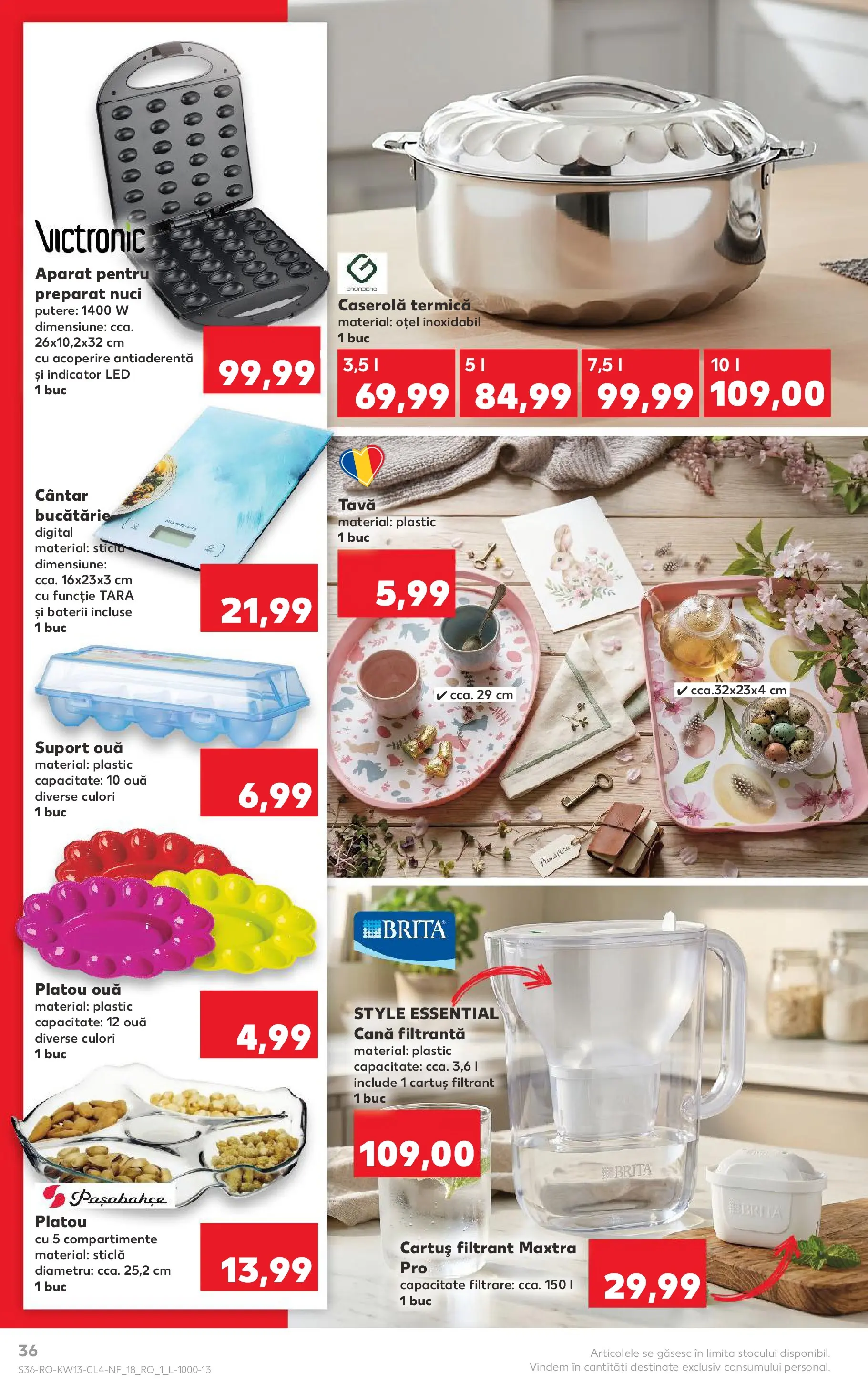 Kaufland Domnesti 24.03.2026 - Revista si Oferta | Pagină: 36 | Produse: Delgeç, Cântar, Babak, Nuci