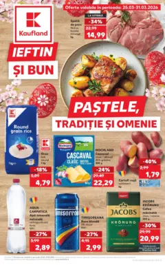 Ofertele Kaufland valabile de la 25.03.2026