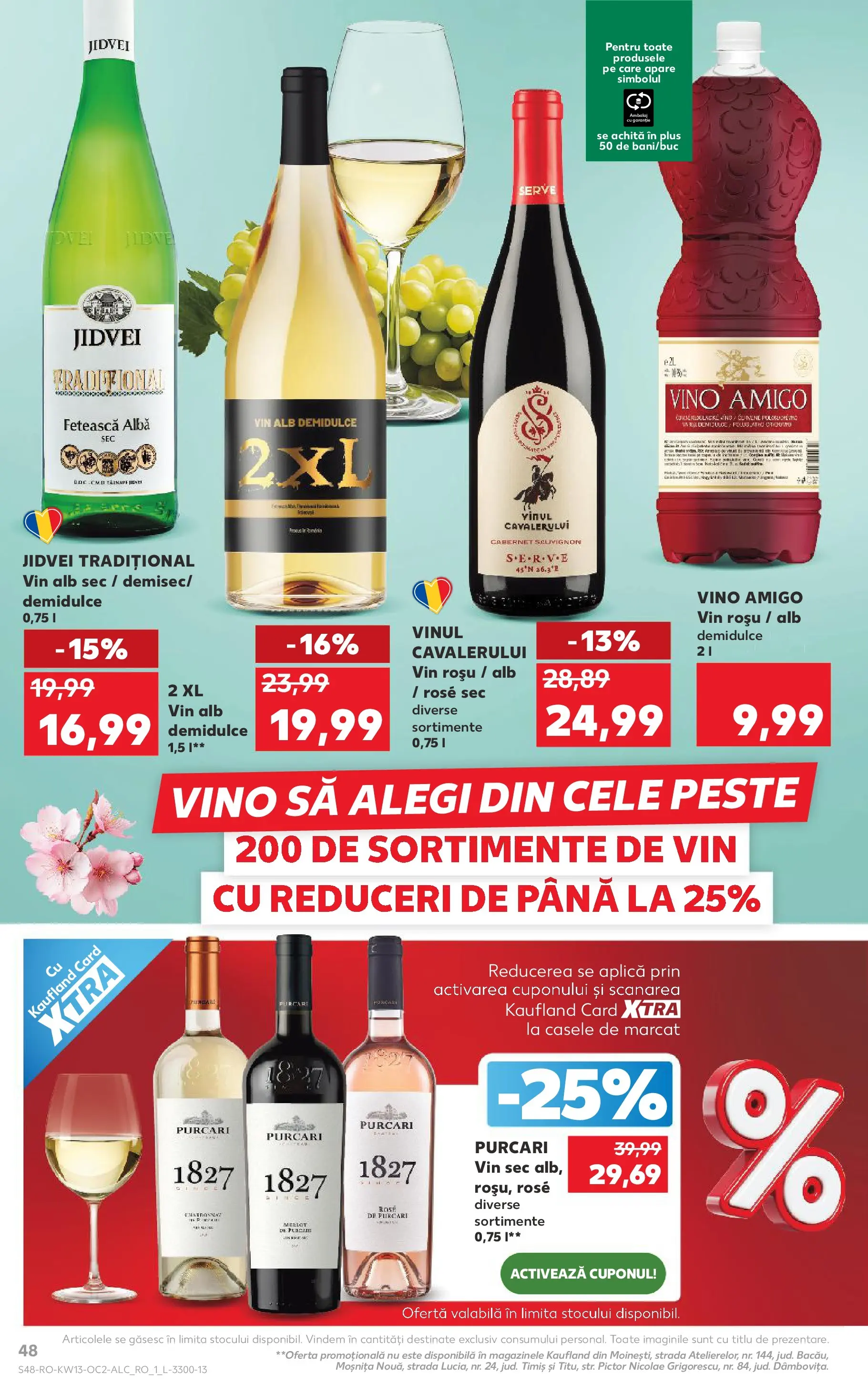 Kaufland Brașov 25.03.2026 - Revista si Oferta | Pagină: 48 | Produse: Vin, Pește