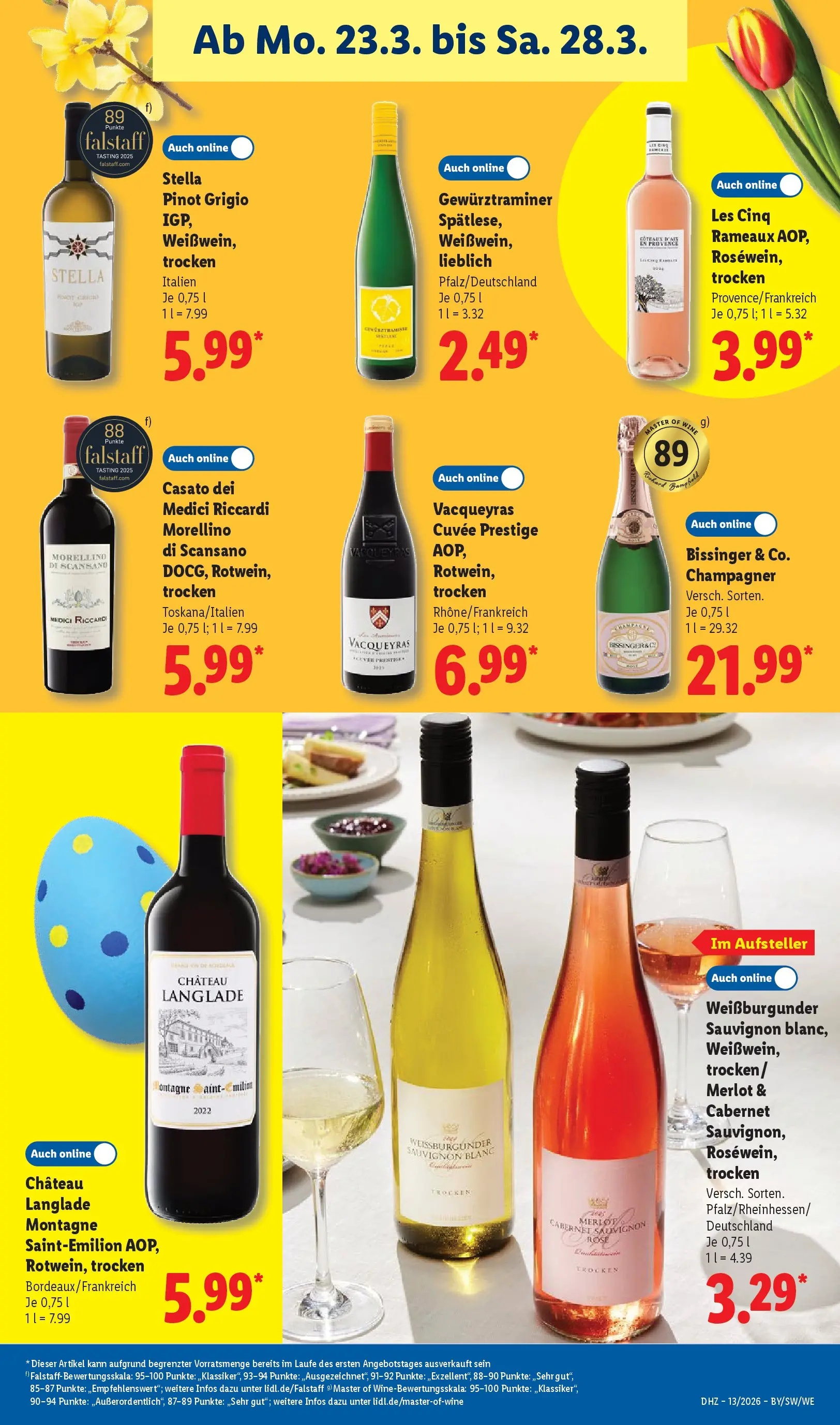 Lidl Prospekt Hof-innenstadt (ab 22.03.2026) zum Blättern » Angebote | Seite: 31 | Produkte: Merlot