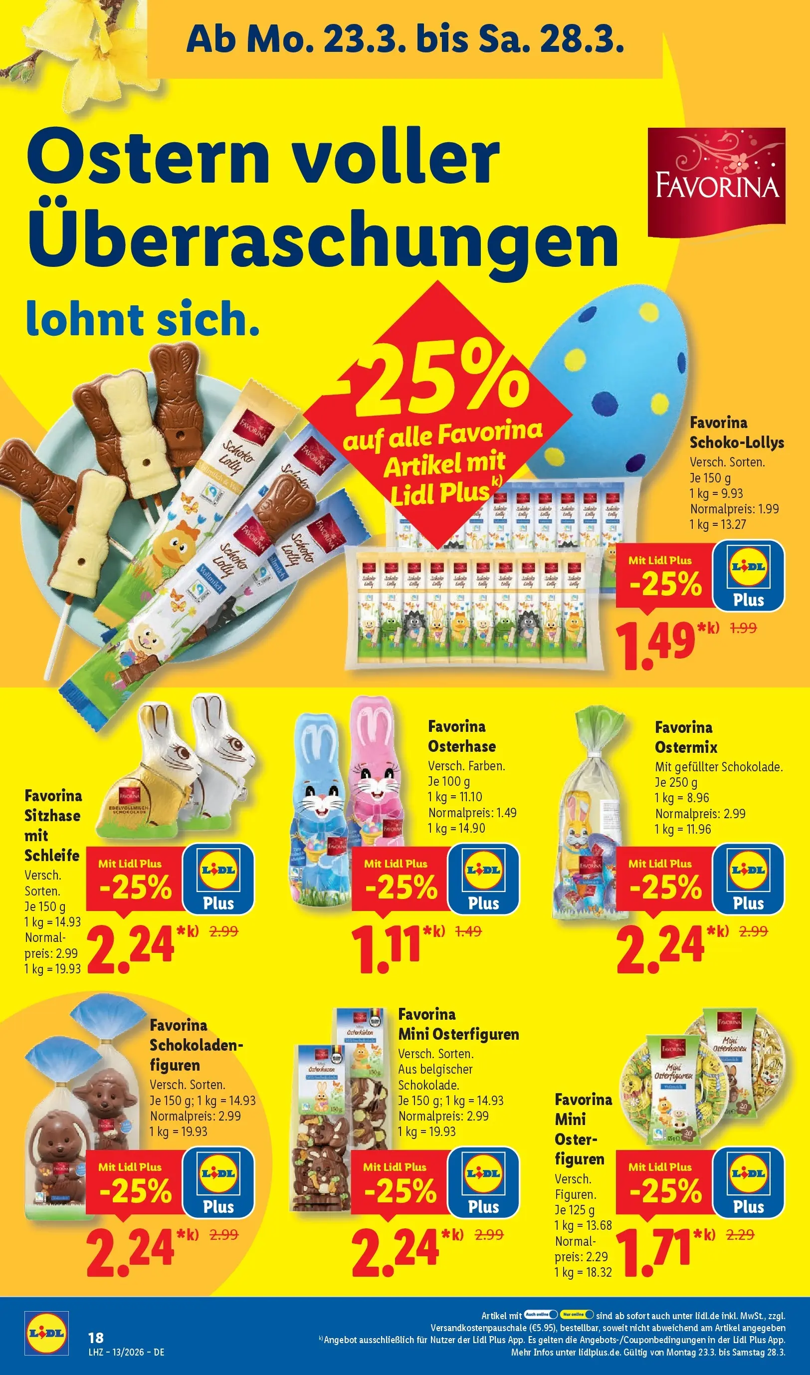 Lidl Prospekt Hof-innenstadt (ab 22.03.2026) zum Blättern » Angebote | Seite: 32 | Produkte: Schokolade