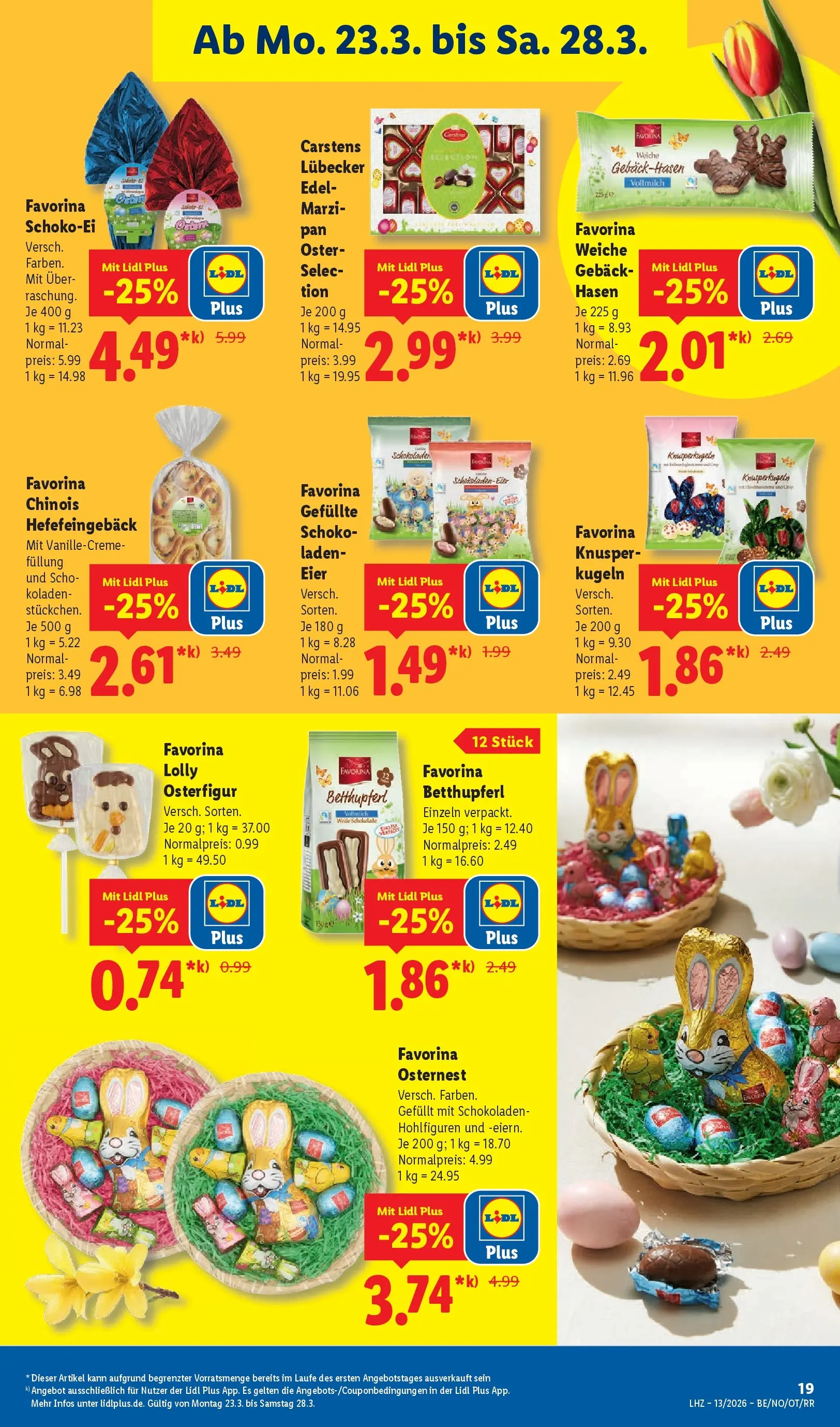 Lidl Prospekt Braunschweig (ab 22.03.2026) zum Blättern » Angebote | Seite: 29 | Produkte: Eier, Schokolade