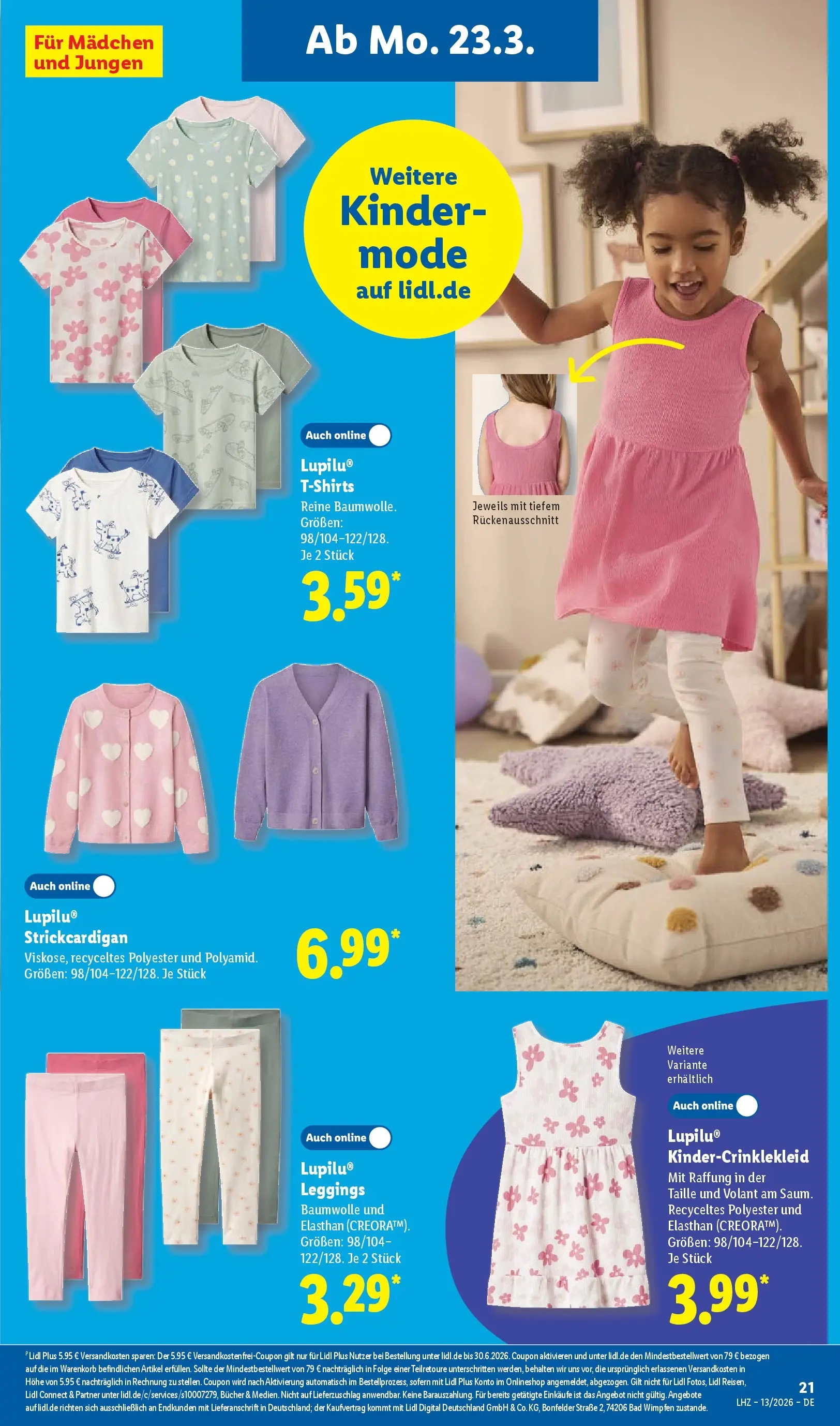 Lidl Prospekt Hof-innenstadt (ab 22.03.2026) zum Blättern » Angebote | Seite: 39 | Produkte: Bad, Leggings