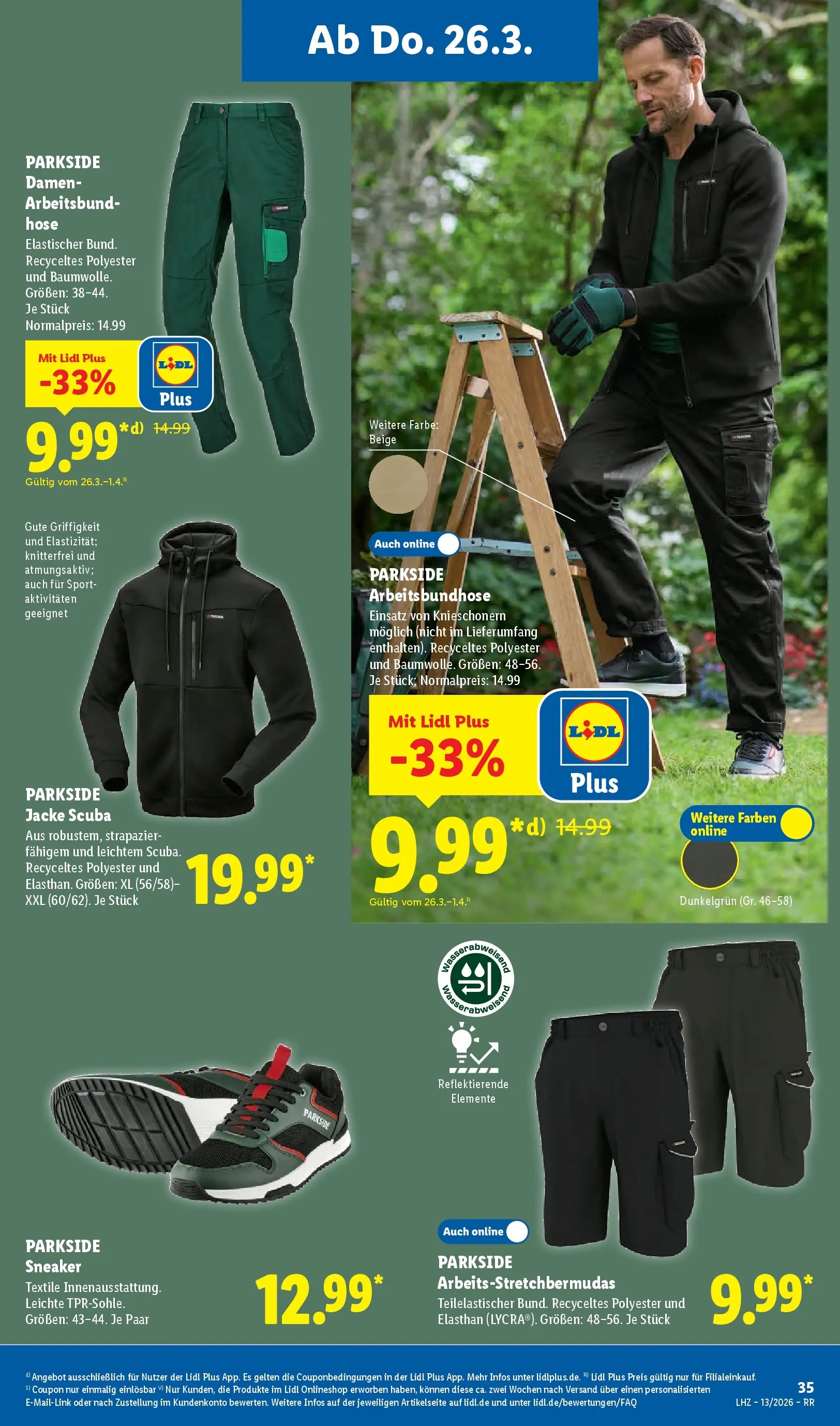 Lidl Prospekt Hagen (ab 20.03.2026) zum Blättern » Angebote | Seite: 51 | Produkte: Jacke, Hose