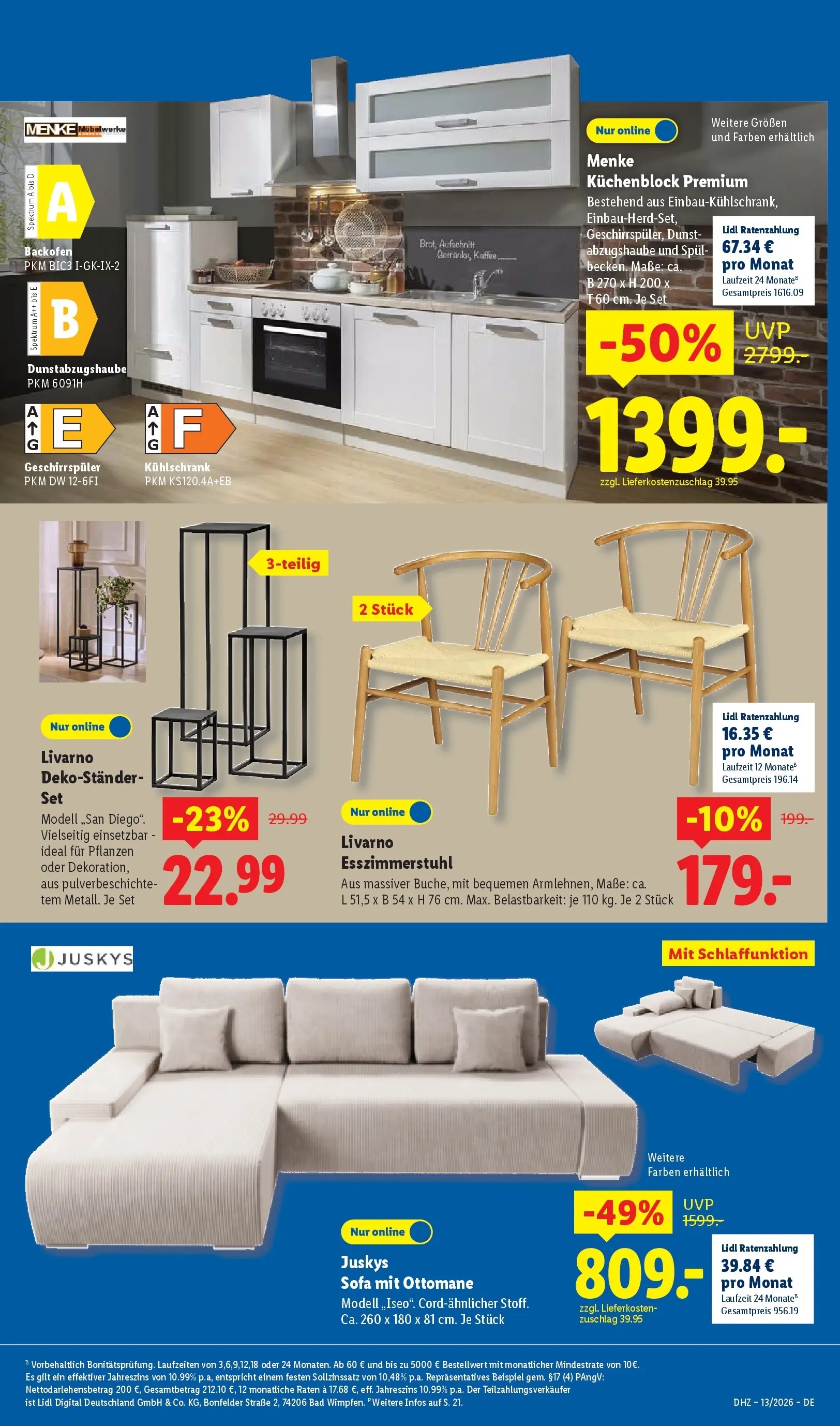 Lidl Prospekt Hof-innenstadt (ab 22.03.2026) zum Blättern » Angebote | Seite: 63 | Produkte: Geschirrspüler, Küchenblock, Kaffee, Backofen