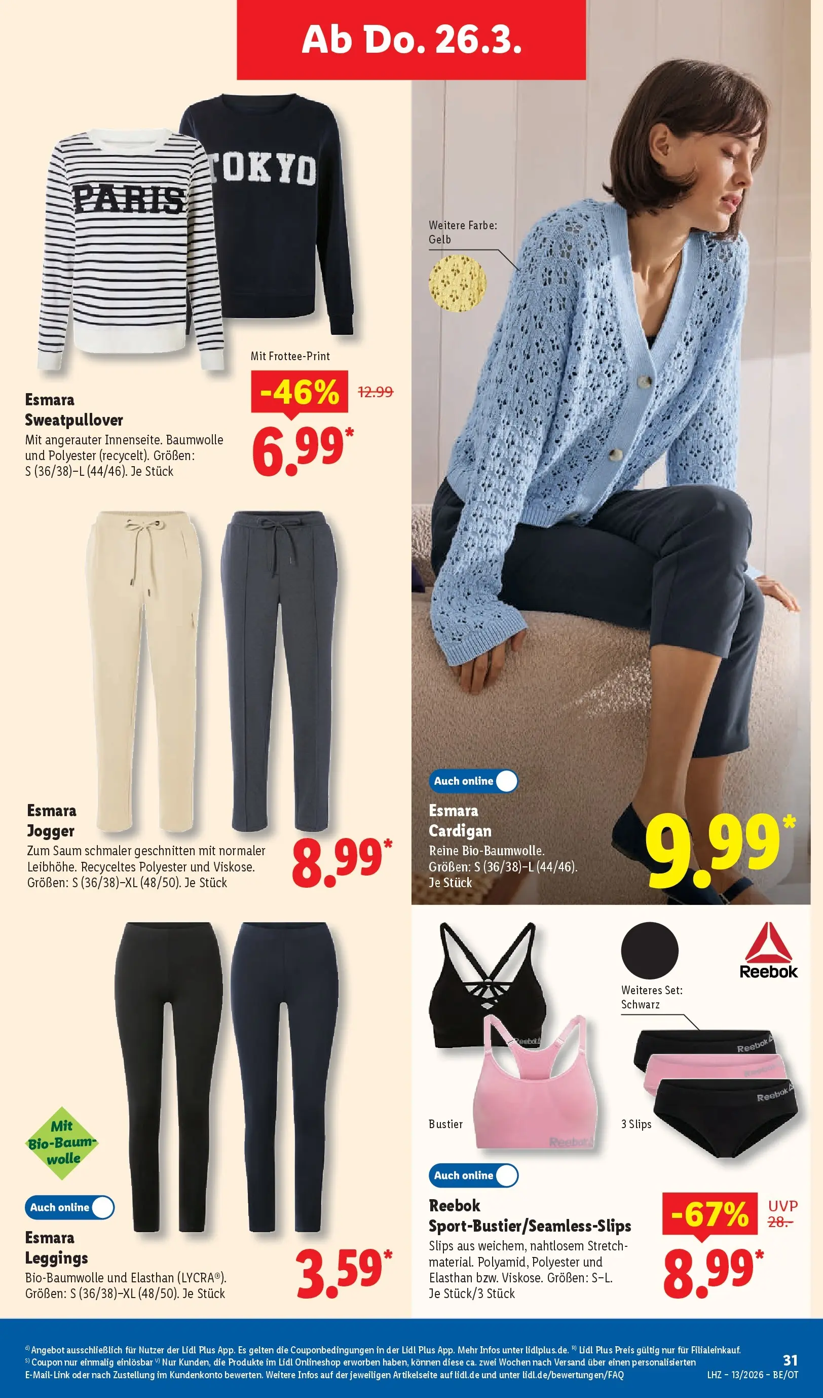 Lidl Prospekt Mahlow (ab 23.03.2026) » Angebote online | Seite: 51 | Produkte: Cardigan, Leggings Lidl Prospekt Mahlow (ab 23.03.2026) zum Blättern » Angebote | Seite: 51 | Produkte: Cardigan, Leggings