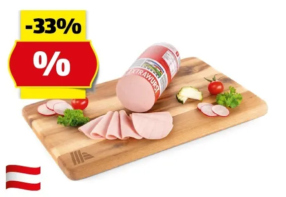 GENUSS 100% AUS &Ouml;STERREICH Extrawurst/Pikantwurst, 500 g