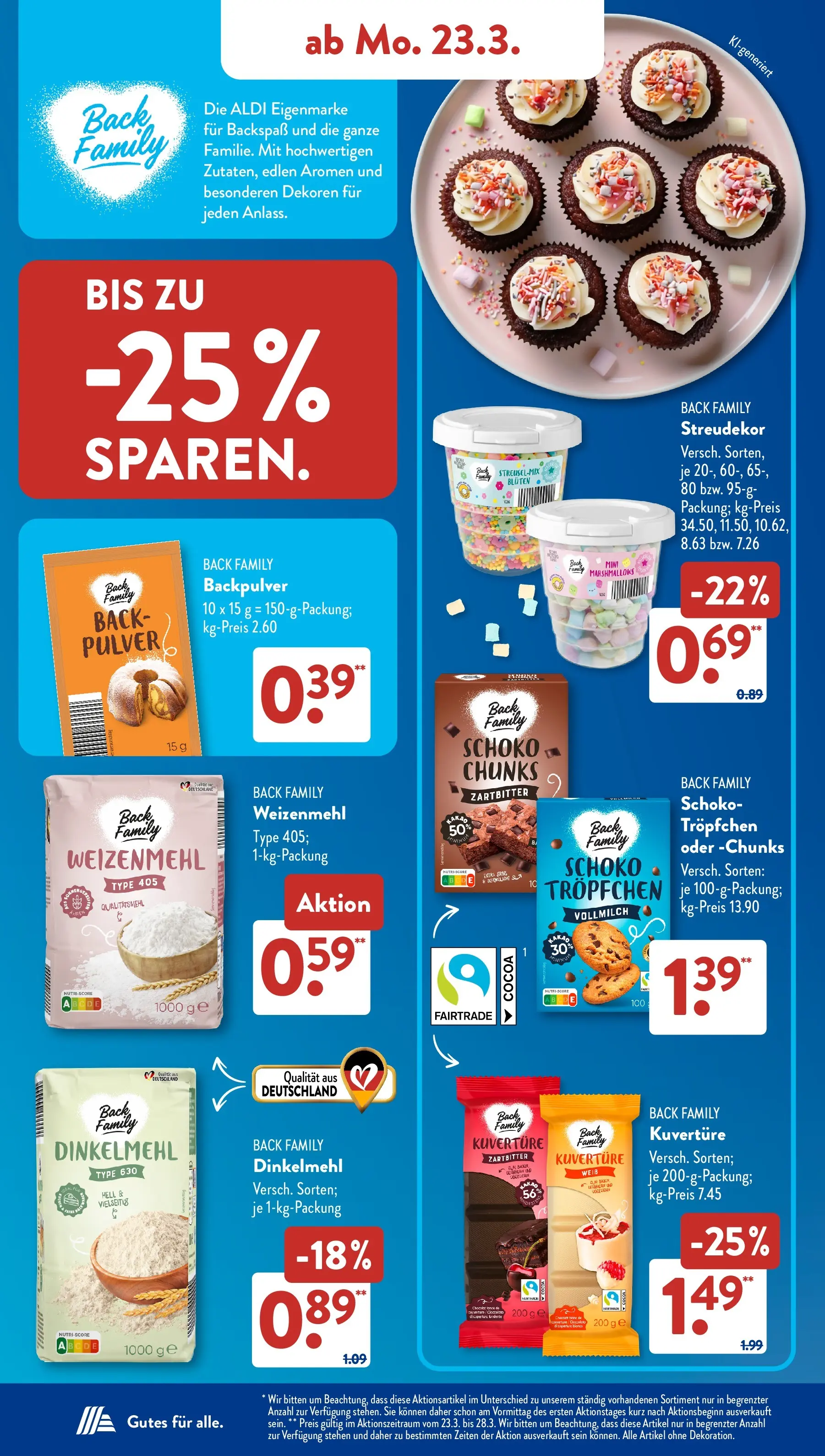 Aldi Süd - Aldi Süd: Wochenangebote (ab 23.03.2026) zum Blättern | Seite: 8 | Produkte: Weizenmehl