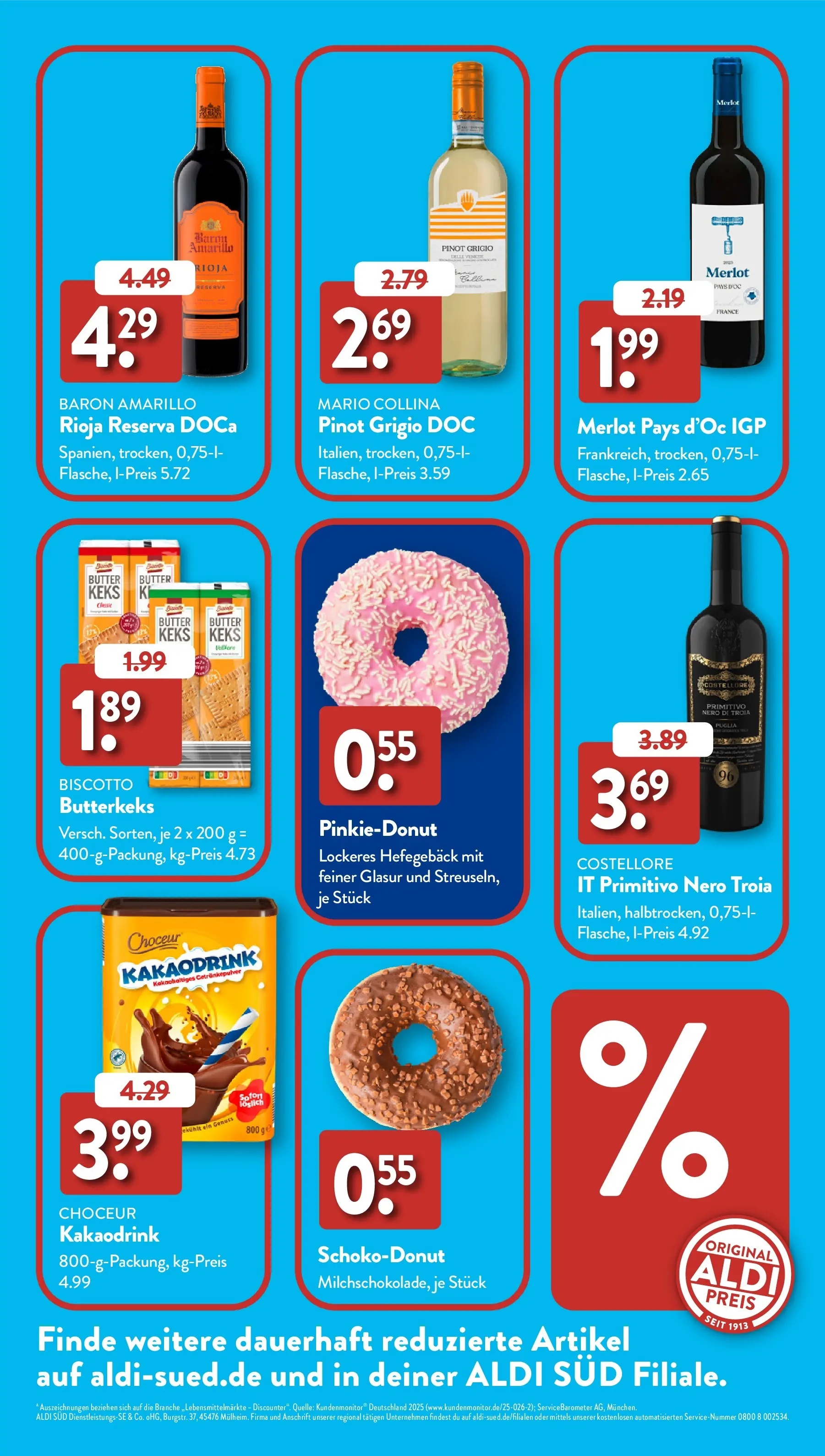 Aldi Süd - Aldi Süd: Wochenangebote (ab 23.03.2026) zum Blättern | Seite: 33 | Produkte: Milch, Limetten, Eier, Creme