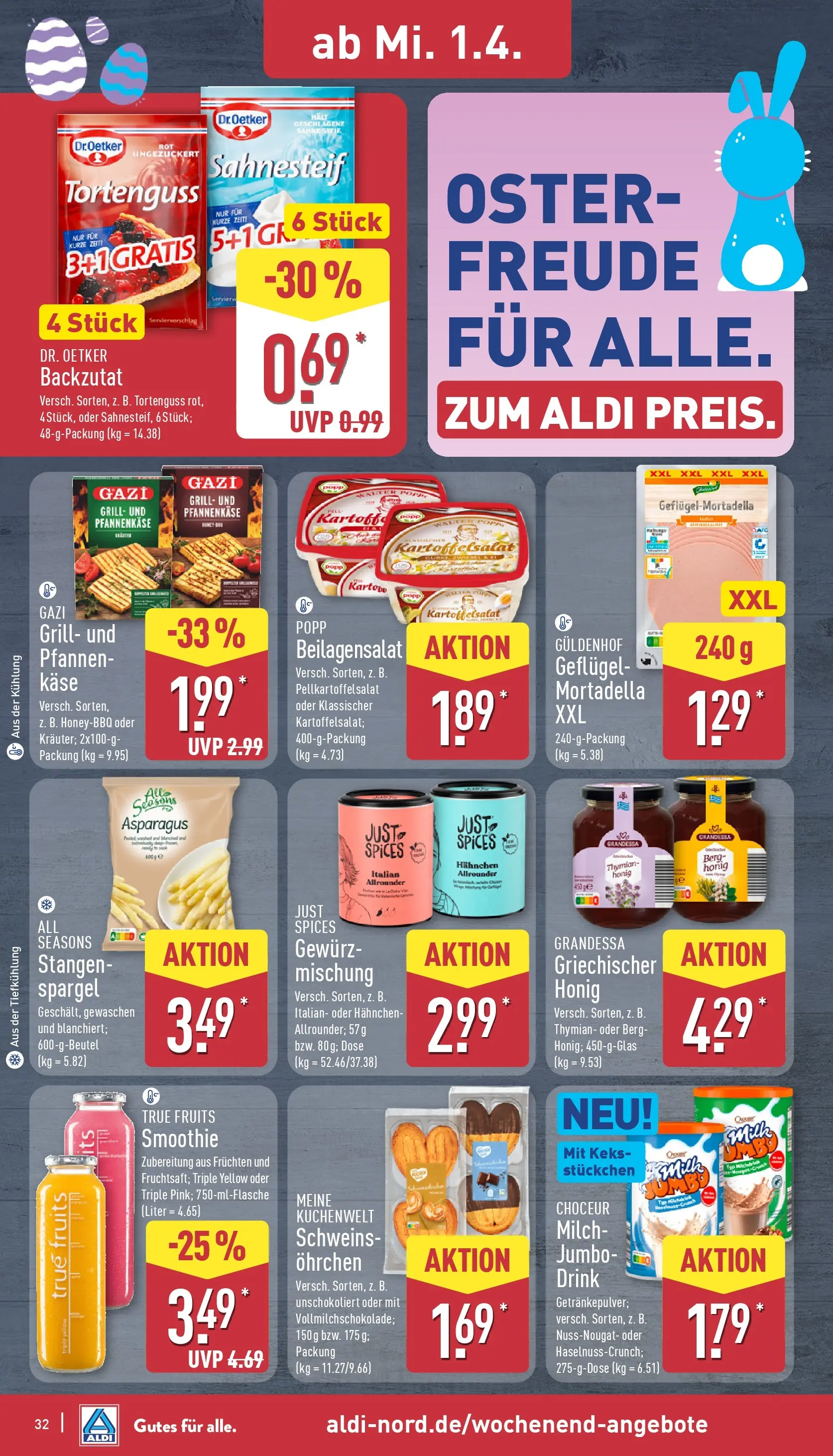 Aldi Osterangebote (ab 30.03.2026) » Angebote Online | Seite: 33