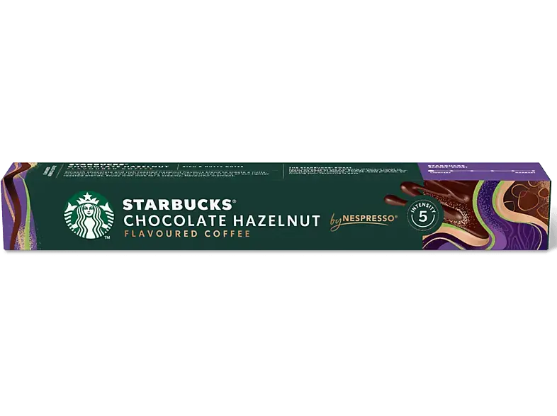 Starbucks Chocolate Hazelnut Kaffeekapsel, 10 St&uuml;ck, Kompatibles System: Nespresso