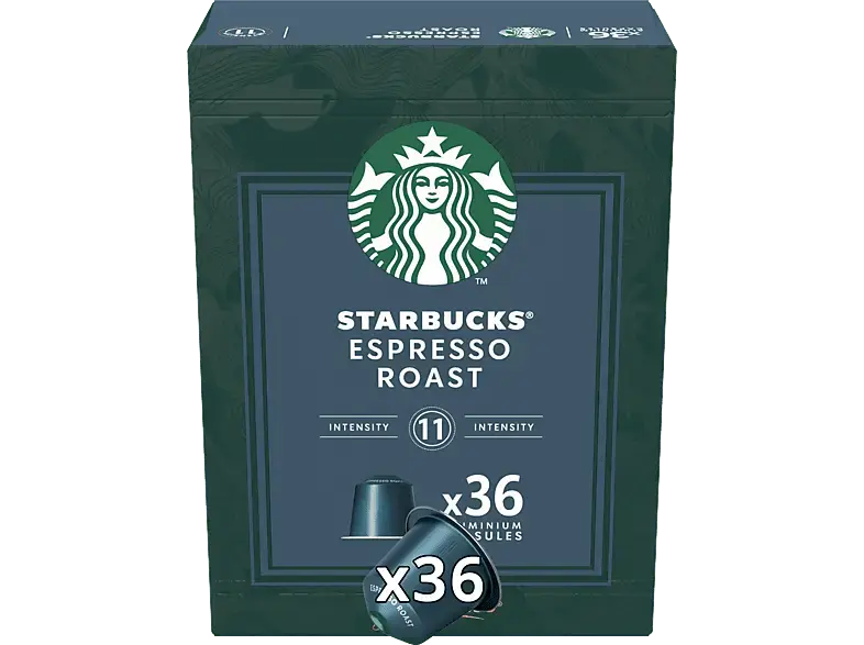 Starbucks Espresso Roast Kaffeekapsel, 36 St&uuml;ck, Kompatibles System: Nespresso