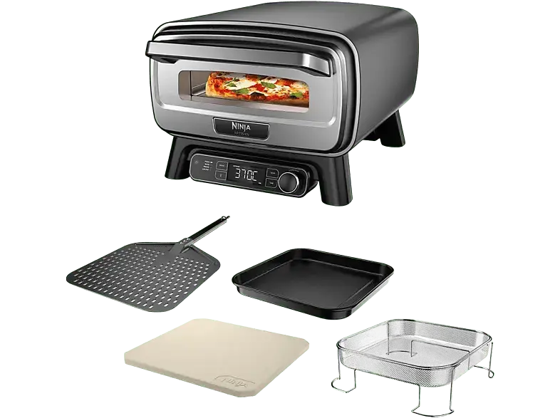 Ninja MO201EU Artisan Outdoor-Elektro Pizzaofen und Hei&szlig;luftfritteuse