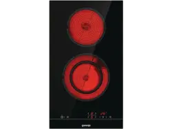 Gorenje ECT322BSC Strahlungsheizungskochfeld (300 mm breit, 2 Kochfelder, Glaskeramik, Autarkes Kochfeld)
