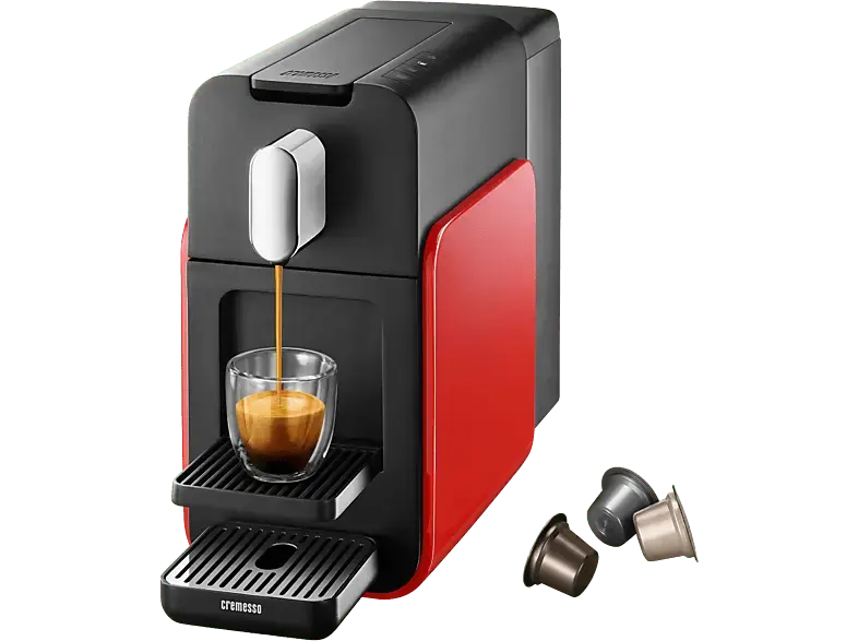 Cremesso Brava Kapselmaschine Glossy Red