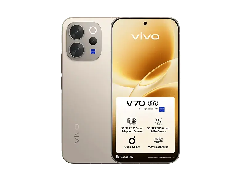 Vivo V70 5G, 256 GB, Alpine Gray, Dual SIM