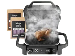 Ninja OT701DE Woodfire Outdoor Elektrogriill, Schwarz