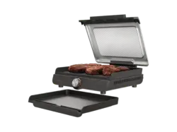 Ninja Sizzle Elektrogrill Indoor & Plancha, Schwarz (1450 Watt)