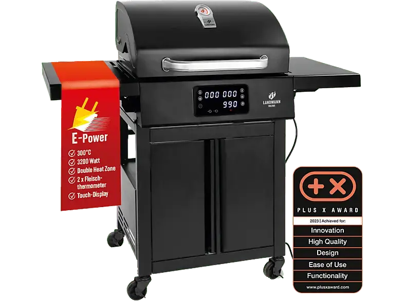 LANDMANN EG-II-591 VOLTRIS Elektrogrillwagen (3200 Watt)