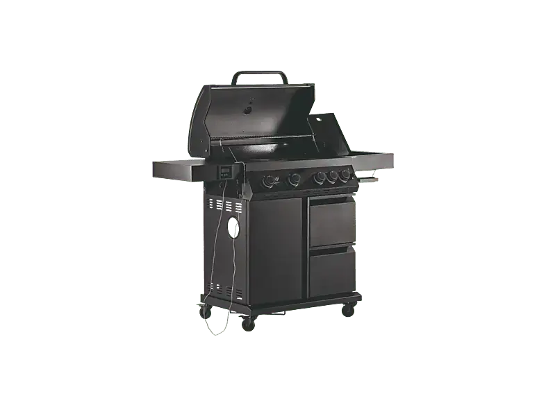 LANDMANN 22161 Cool Black 4.1 Maxx Gasgriller, Schwarz (18,6 kW)